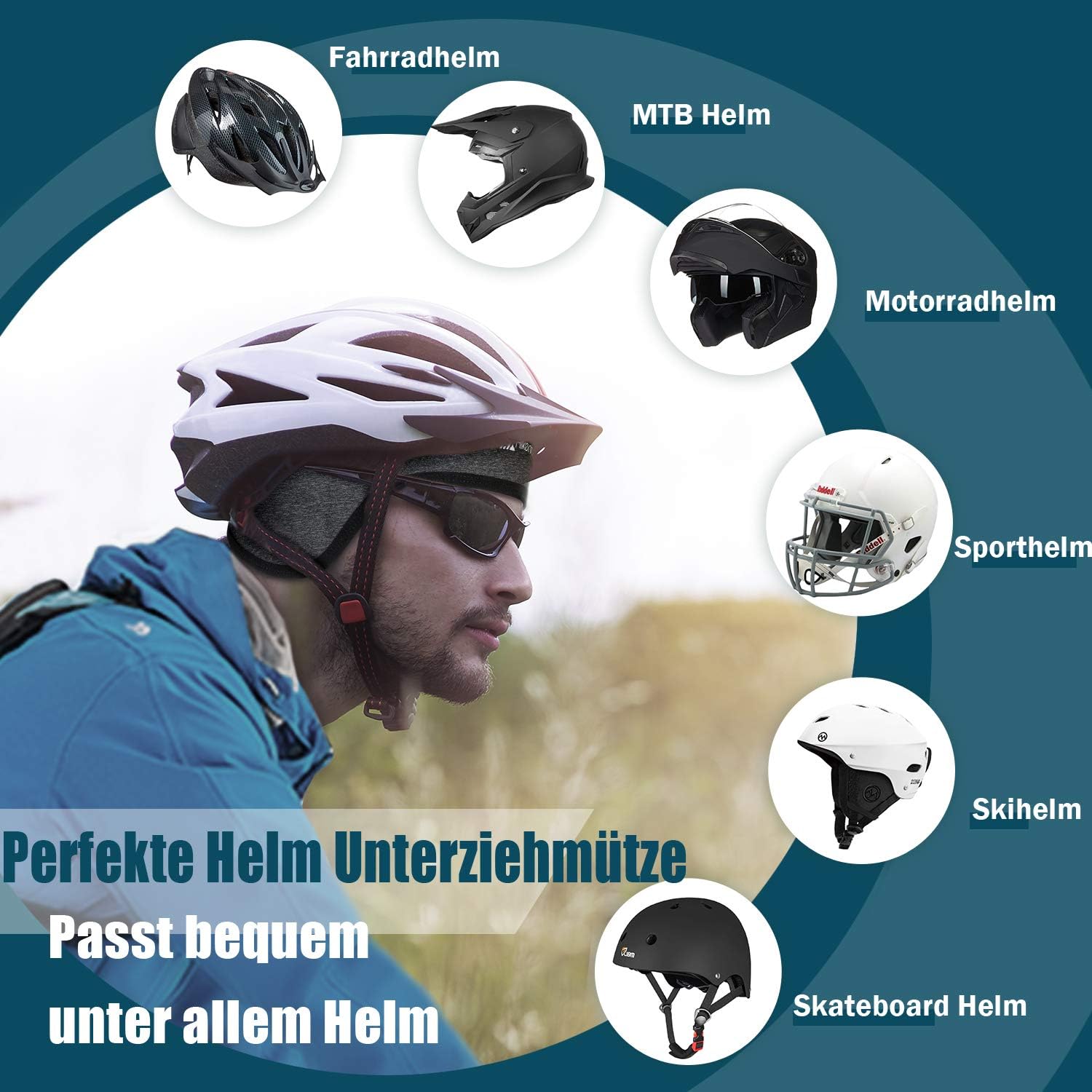 Thumbnail 4 de HIKENTURE Wintermütze Winddichte für Radfahren und Outdoor