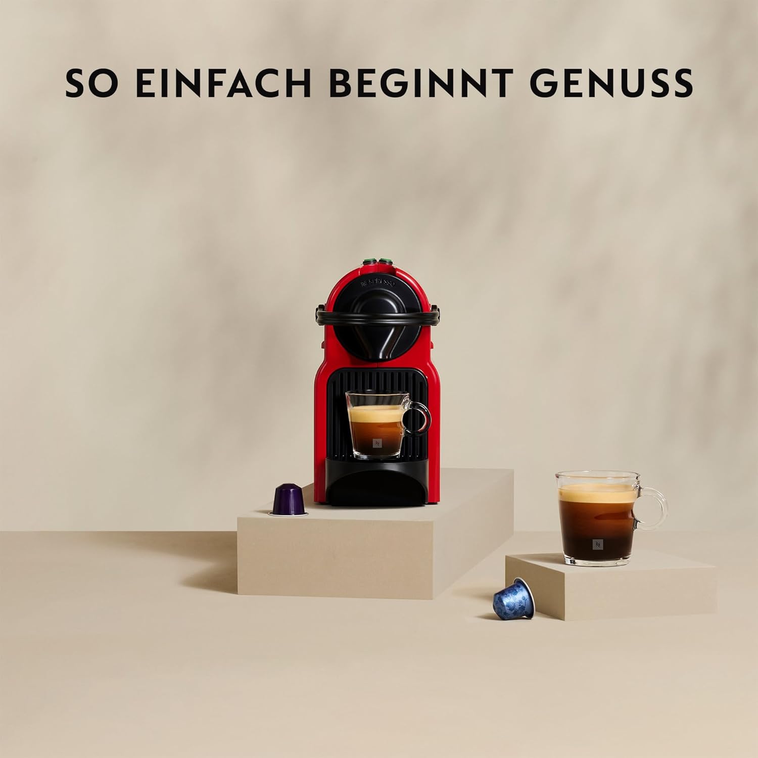 Thumbnail 4 de Nespresso Krups Inissia XN1001 Kapselmaschine (XN1001) – kompakt, kurze Aufheizzeit, einstellbare Kaffeemenge