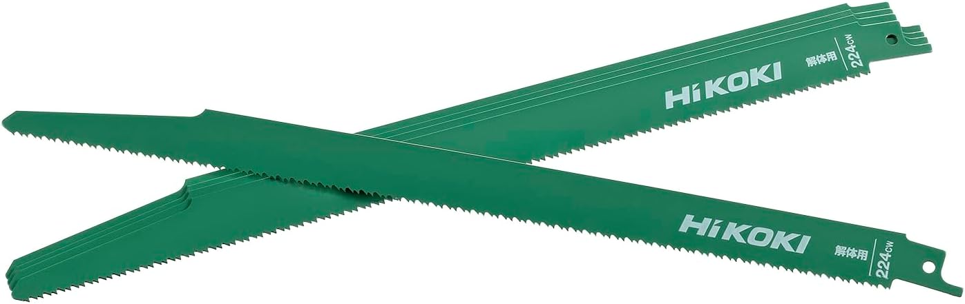 Detalle de HiKOKI 0037-6976 解体用セーバーソーブレード No.224CW 全長300mm・刃厚1.3mm・5枚入り