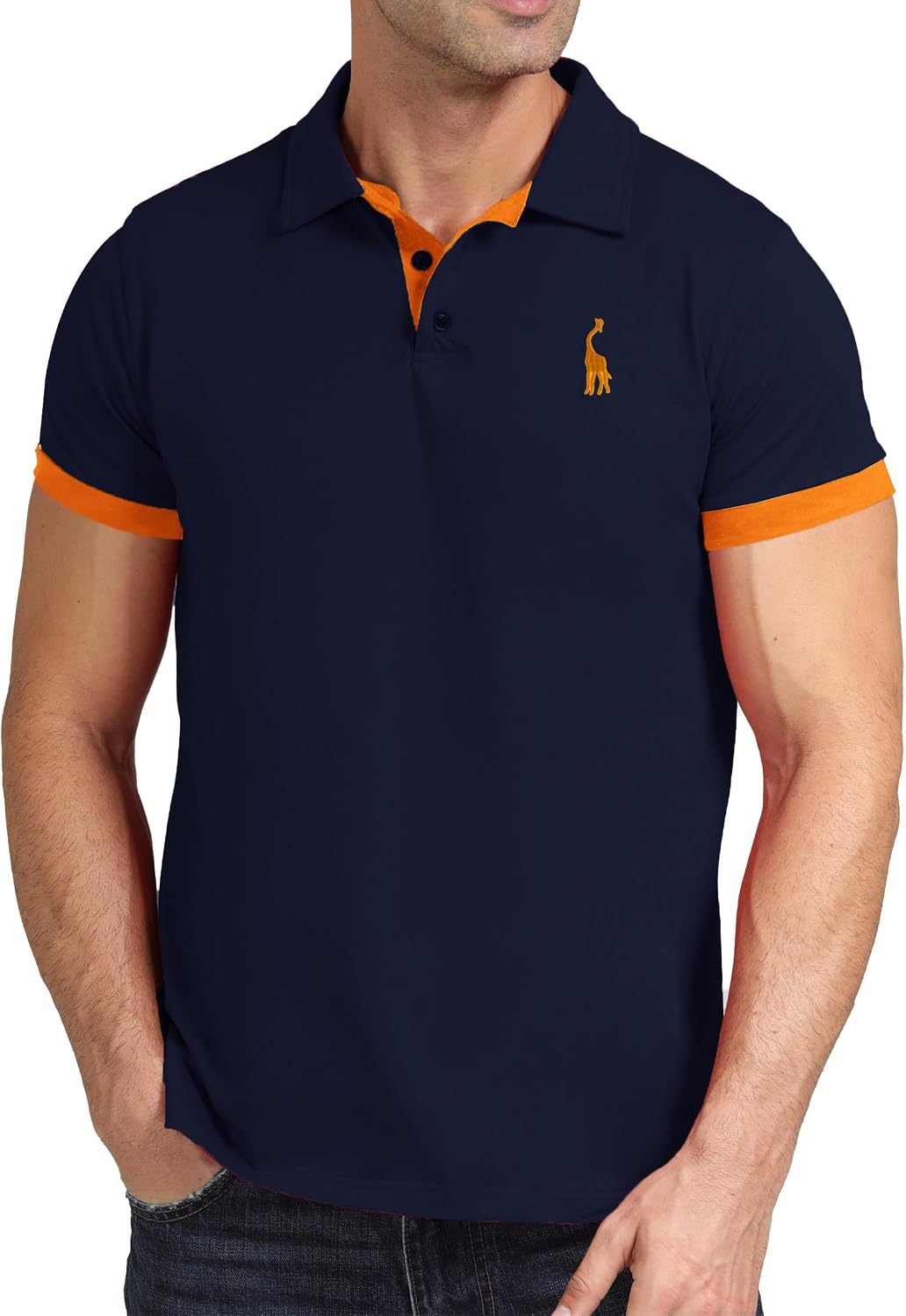 Detalle 2 de GLESTORE Poloshirt Herren Kurzarm