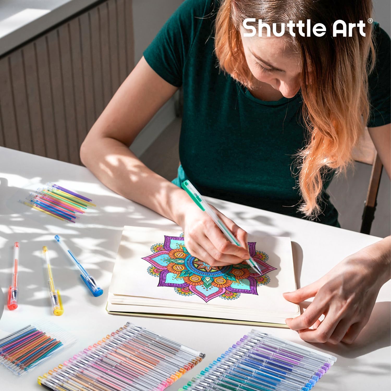 Thumbnail 5 de Shuttle Art Glitzer-Gelstifte Set 80