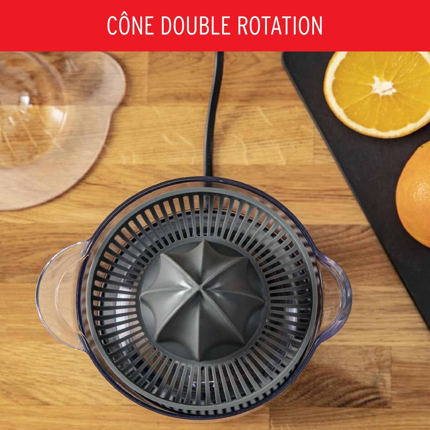 Detalle 2 de Moulinex Presse agrume électrique Ultra Compact Double rotation 0,45 L