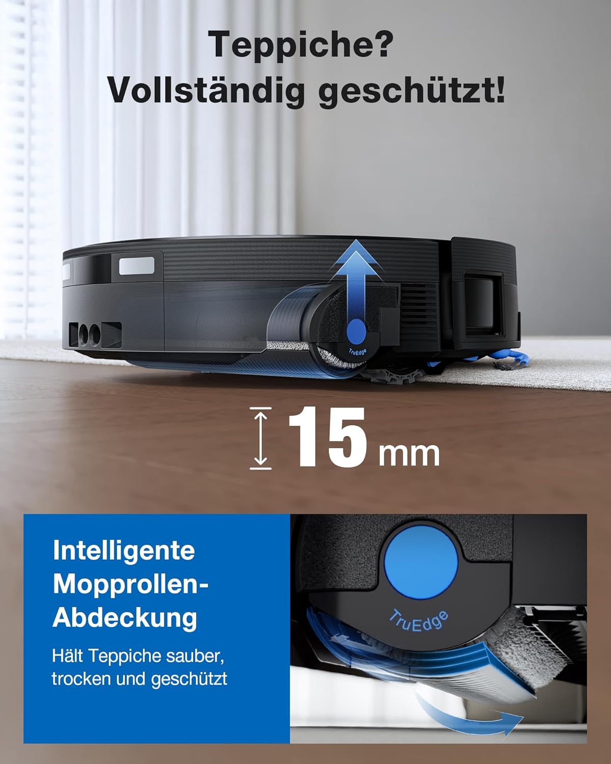 Thumbnail 2 de ECOVACS DEEBOT X12 OmniCyclone – Saugroboter mit Wischfunktion, BLAST & FocusJet