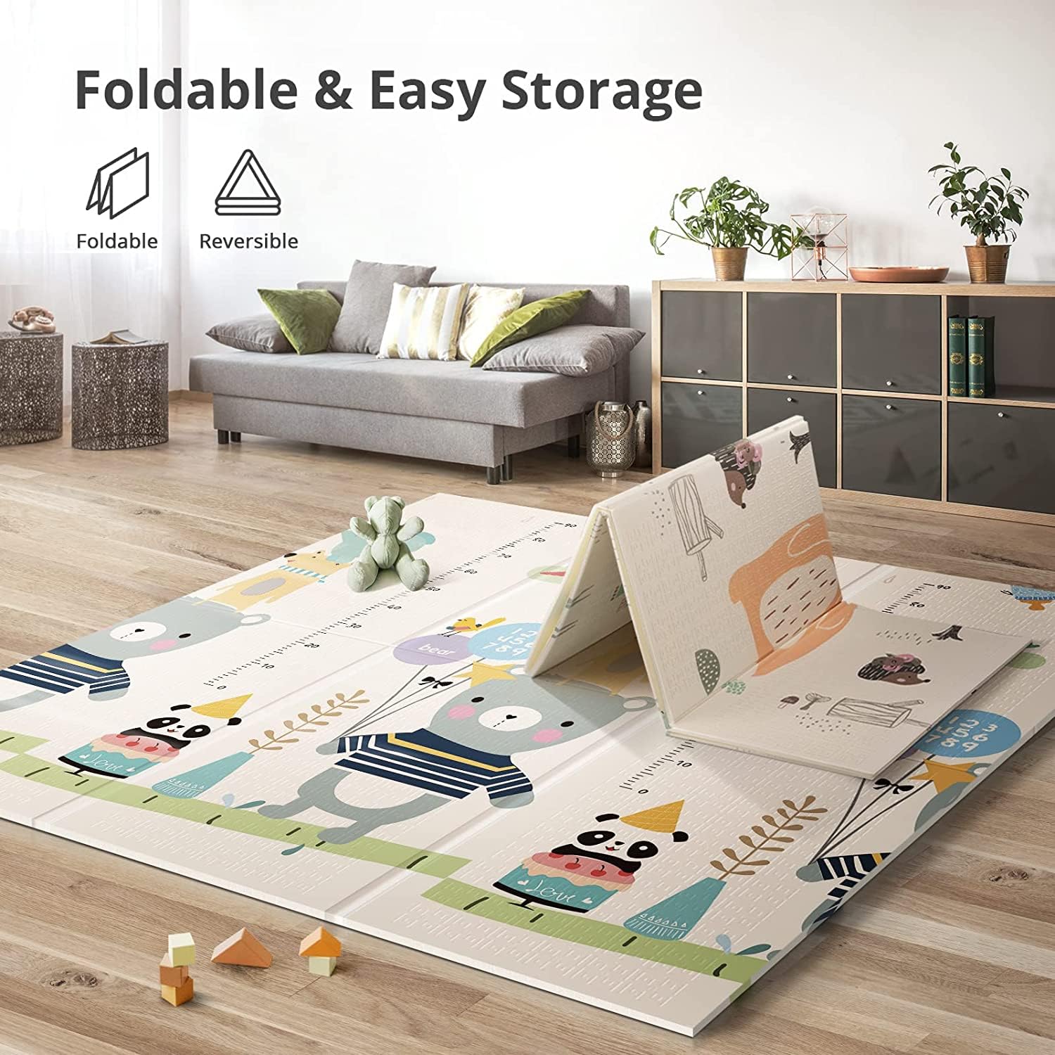 Thumbnail 6 de UANLAUO Baby Play Mat, 79 x 71 Inches