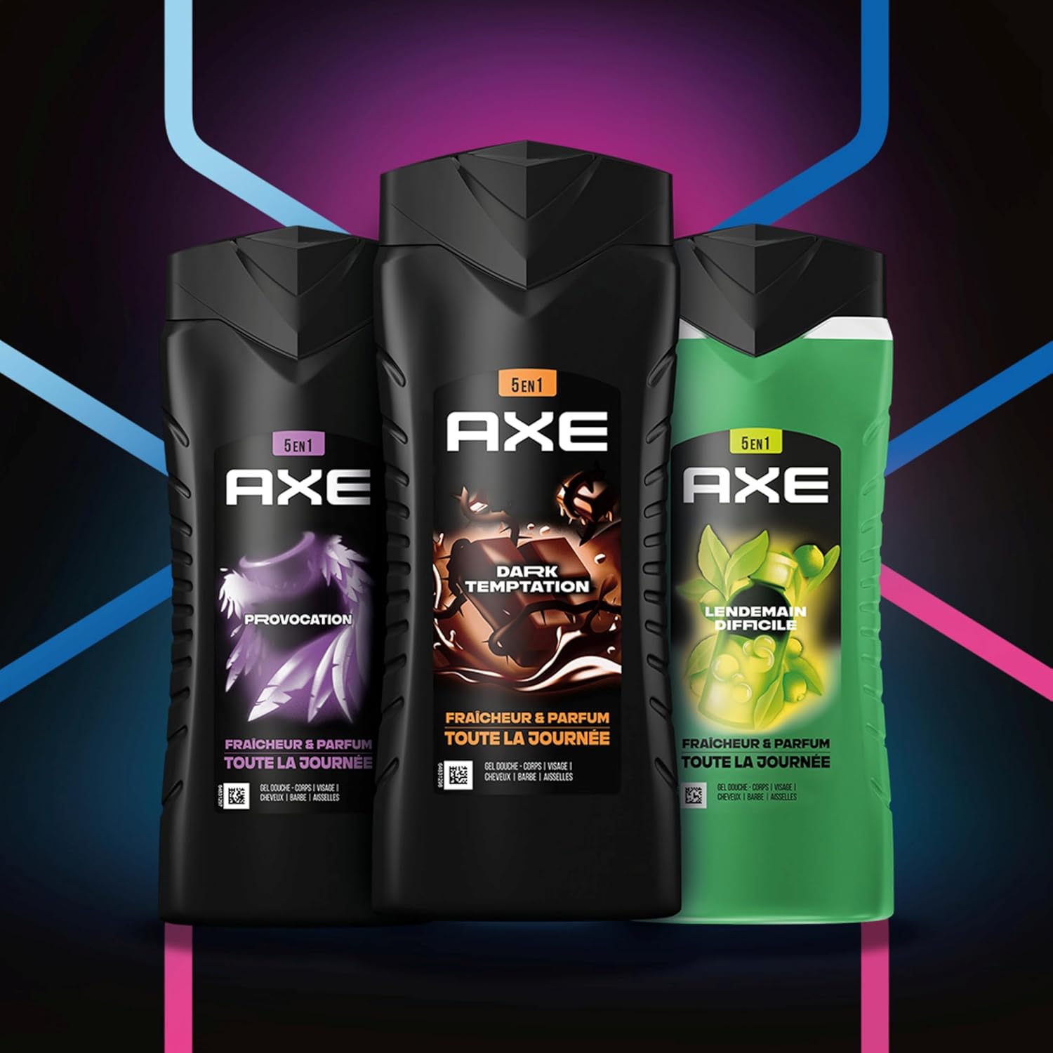 Thumbnail 6 de AXE Gel Douche Homme 5en1 Numéro 10 – Lot de 2x250 ml, Pamplemousse & Menthe Aquatique