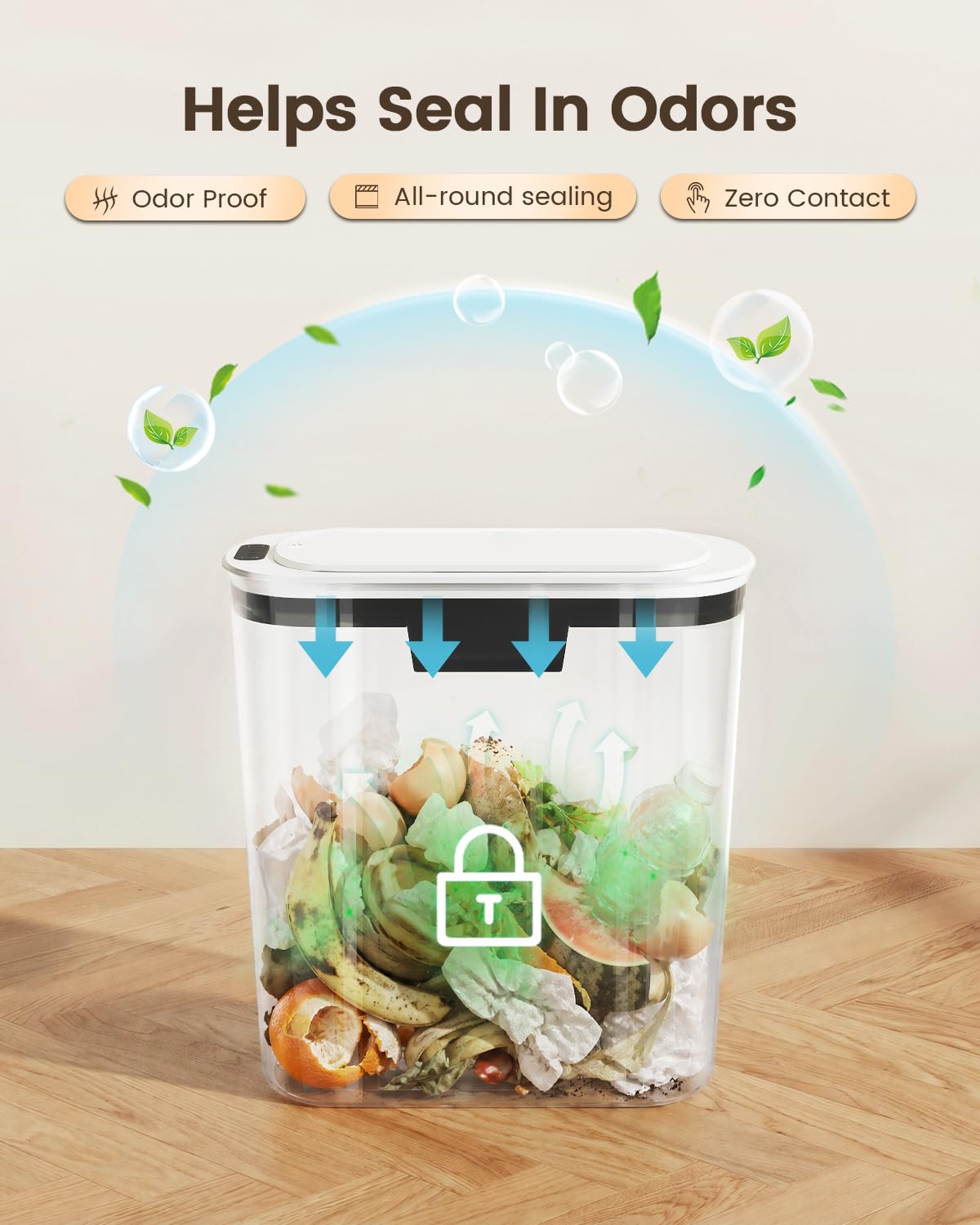 Thumbnail 4 de TIPGO 5 Gallon Motion Sensor Trash Can ๐