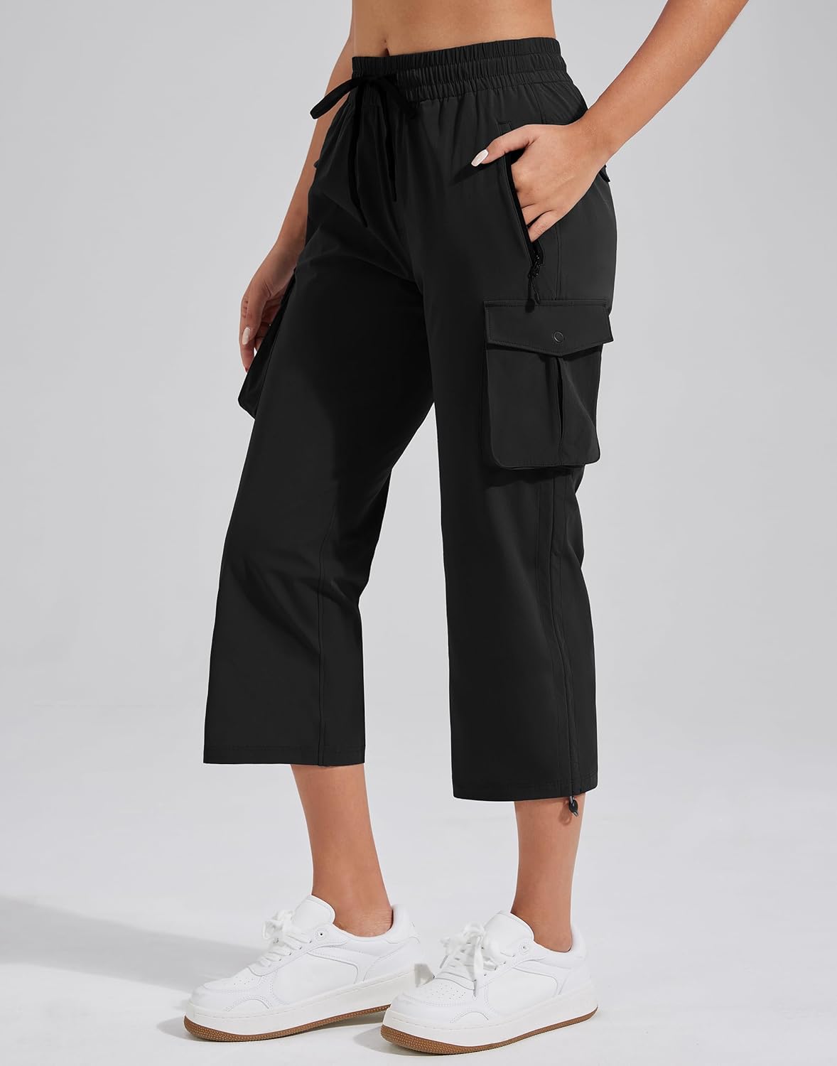 Detalle 2 de Pioneer Camp Caprihose Damen 3/4 Sommerhose – Leicht, bequem und praktisch