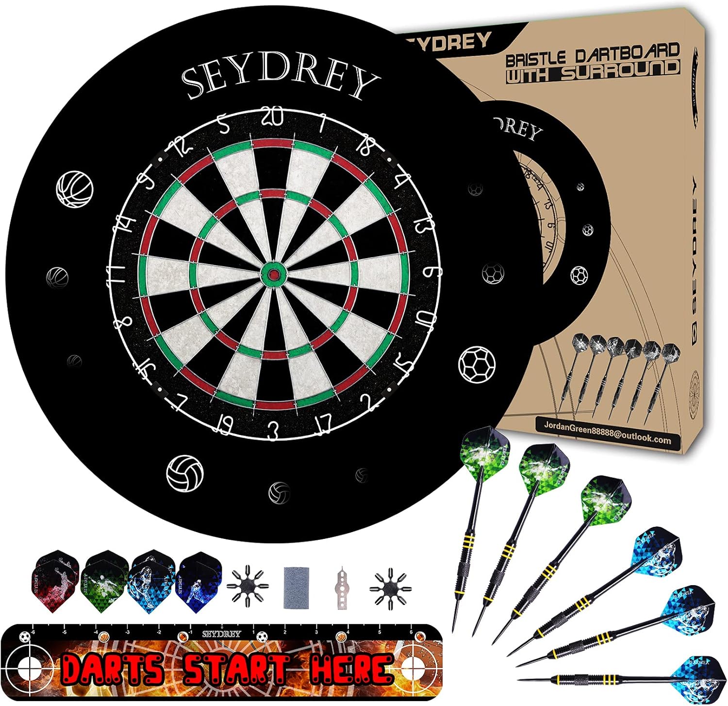 Thumbnail 6 de Seydrey Dartscheibe 45 cm Steeldart