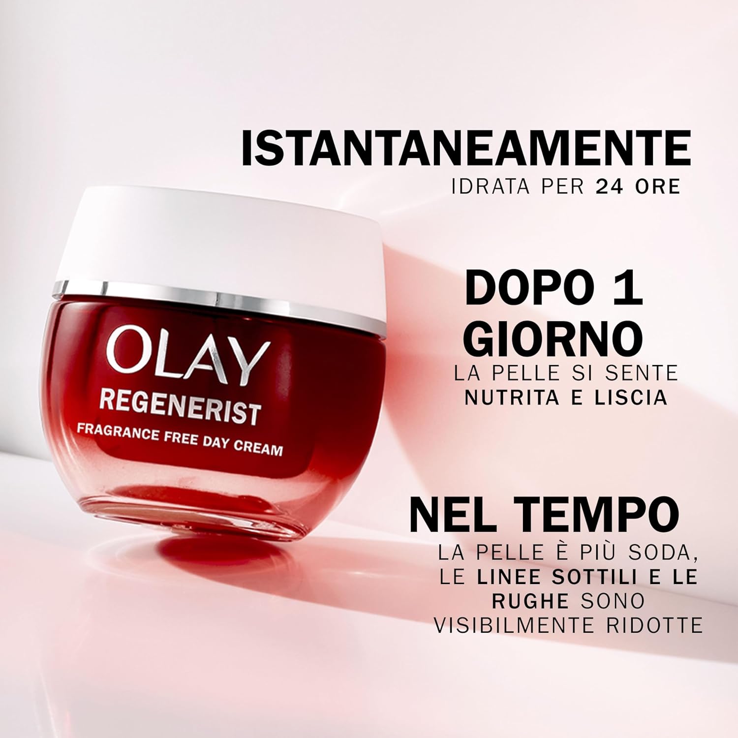 Detalle de Olay Regenerist Crema Giorno Viso Antirughe Ras(50ml): Niacinamide, Peptidi e Idratante 24h