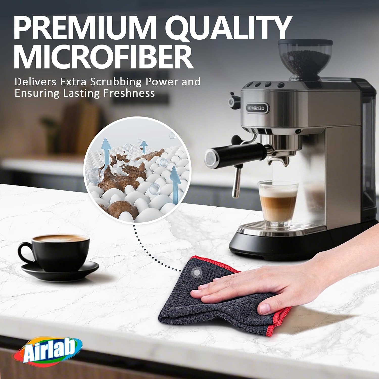 Detalle 2 de Airlab Panni Magic 6 pezzi 🧽