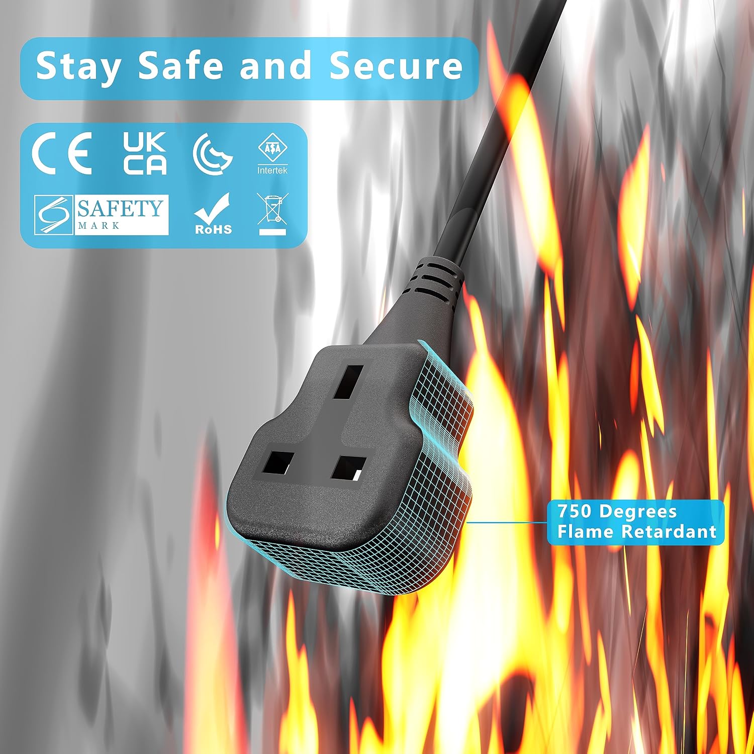 Detalle 2 de Outdoor Extension Lead 10m 13A heavy duty