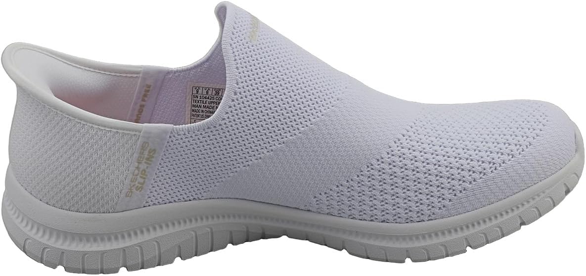 Detalle 2 de Skechers Virtue SleekSneaker – slip-on-sneaker med stickad ovandel och memoryskum