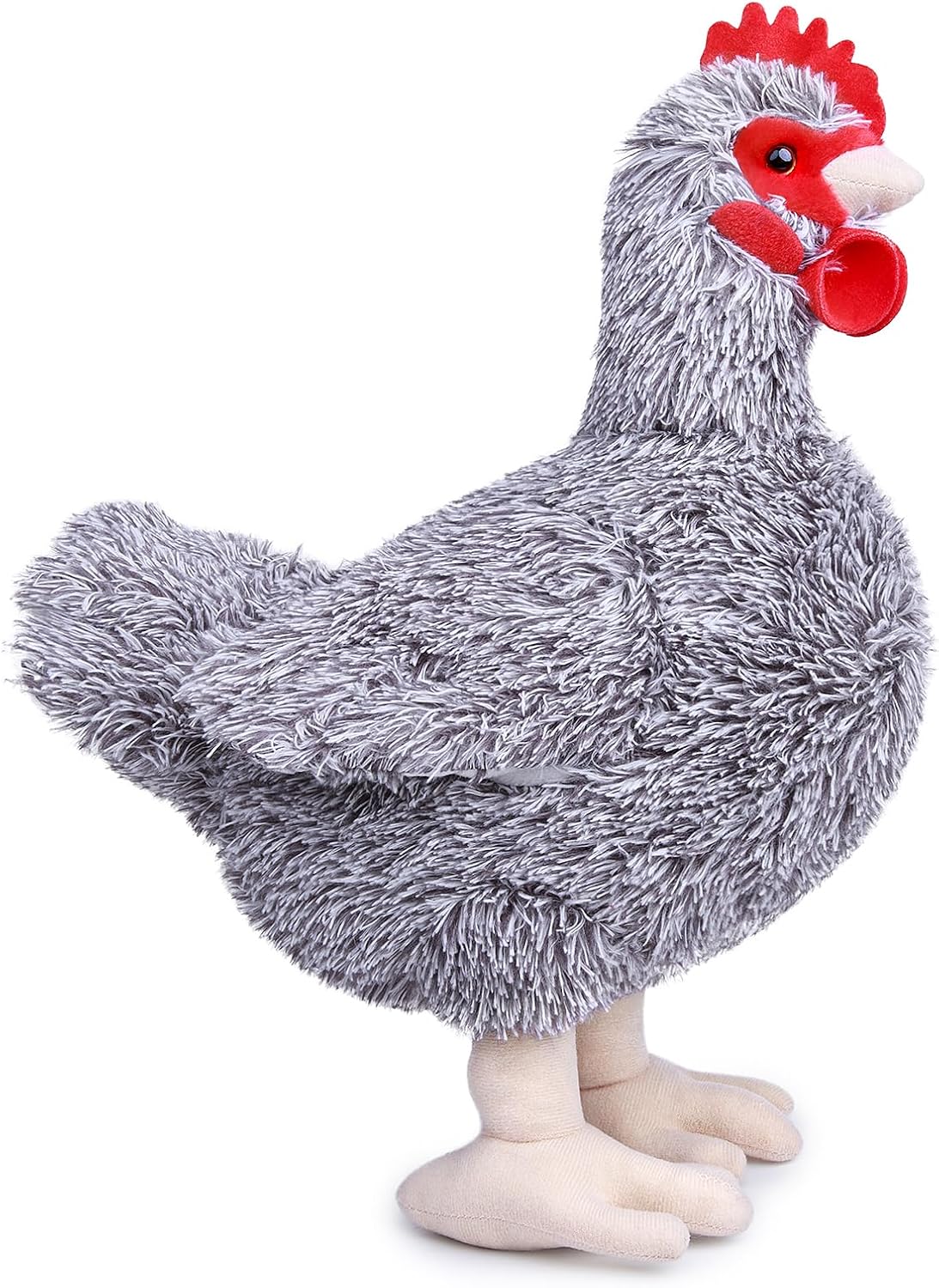 Detalle de Lilizzhoumax 8-inch Black Cuddy Hen Chicken Plush Toy