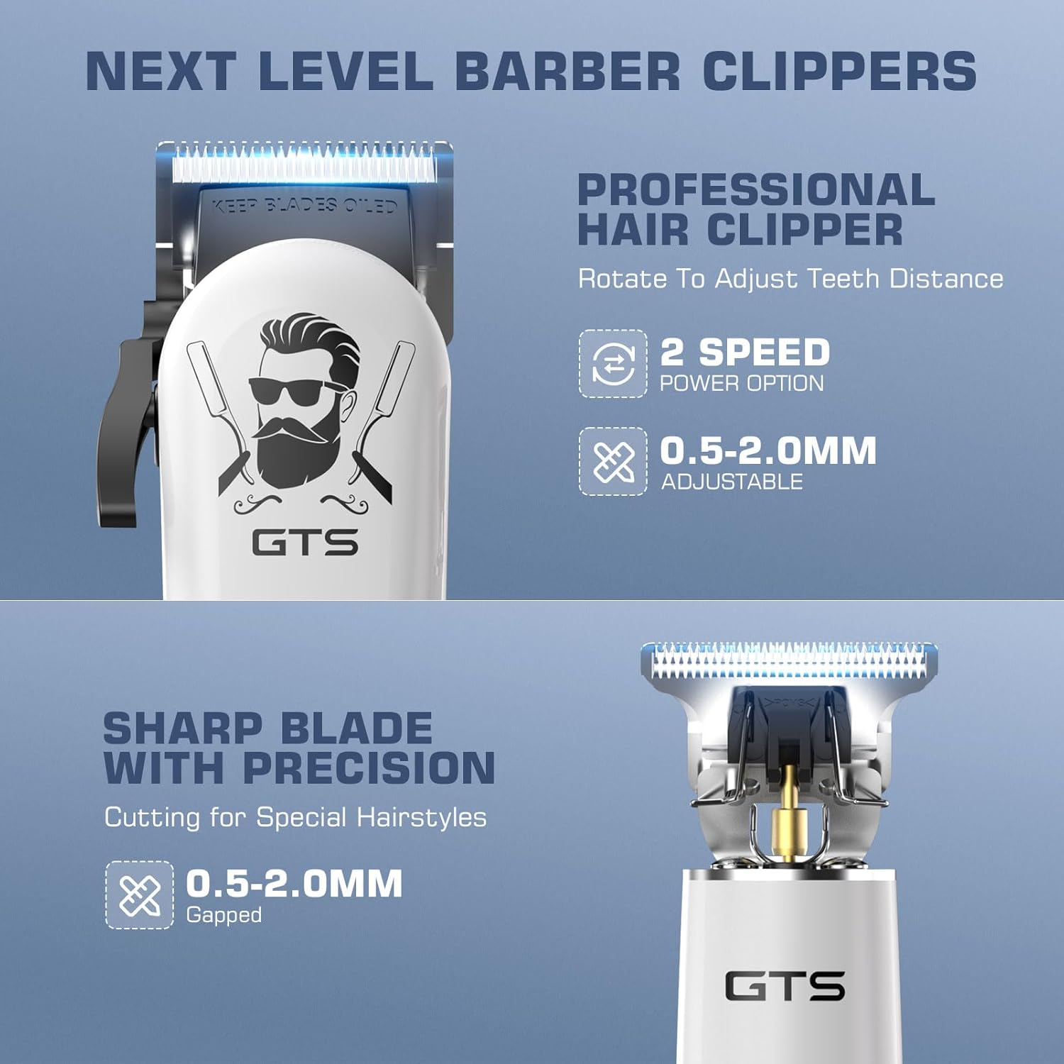 Detalle 2 de GTSPro Hair Clippers 1 kit ✂