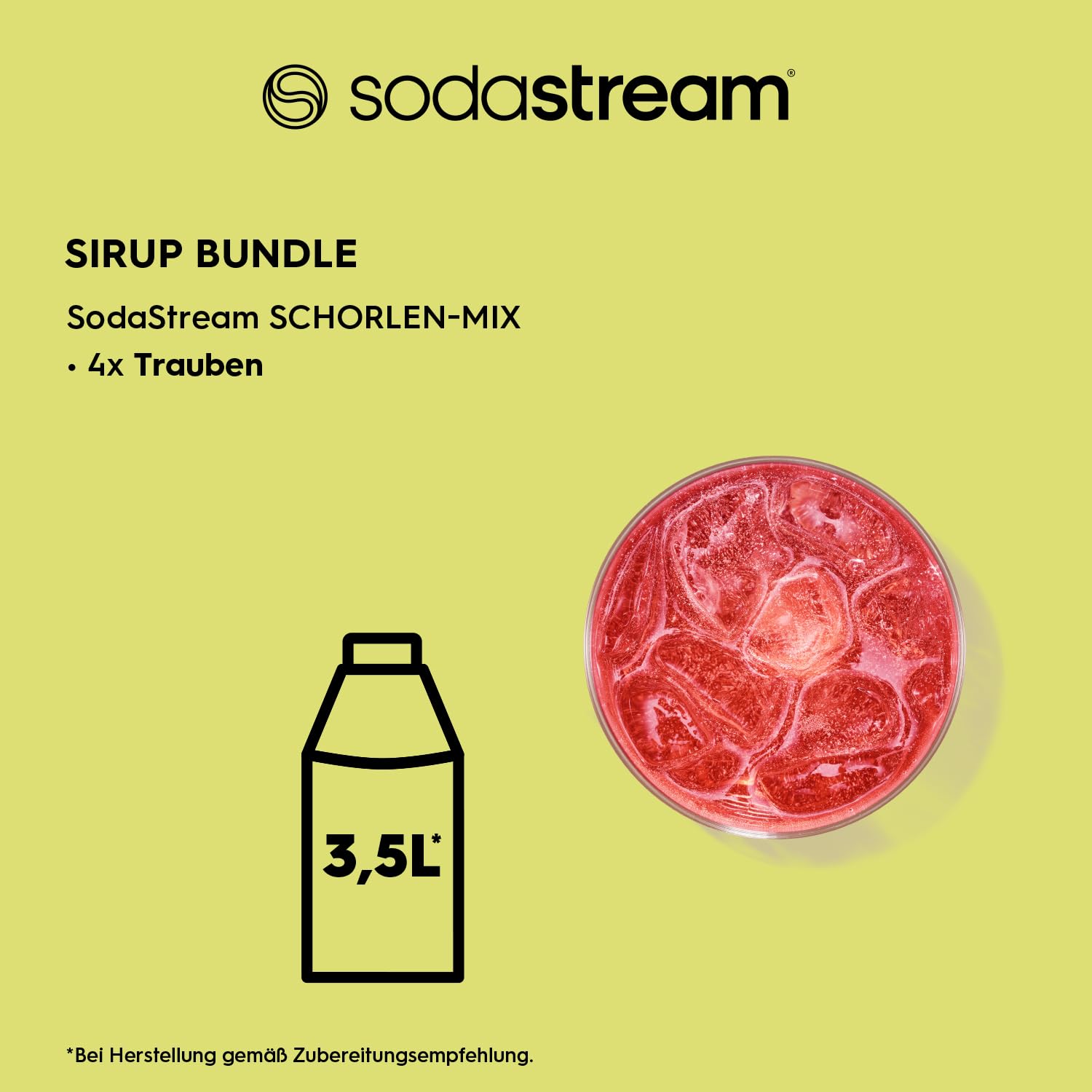 Detalle 2 de SodaStream Trauben Schorlen-Mix 500 ml 🥤