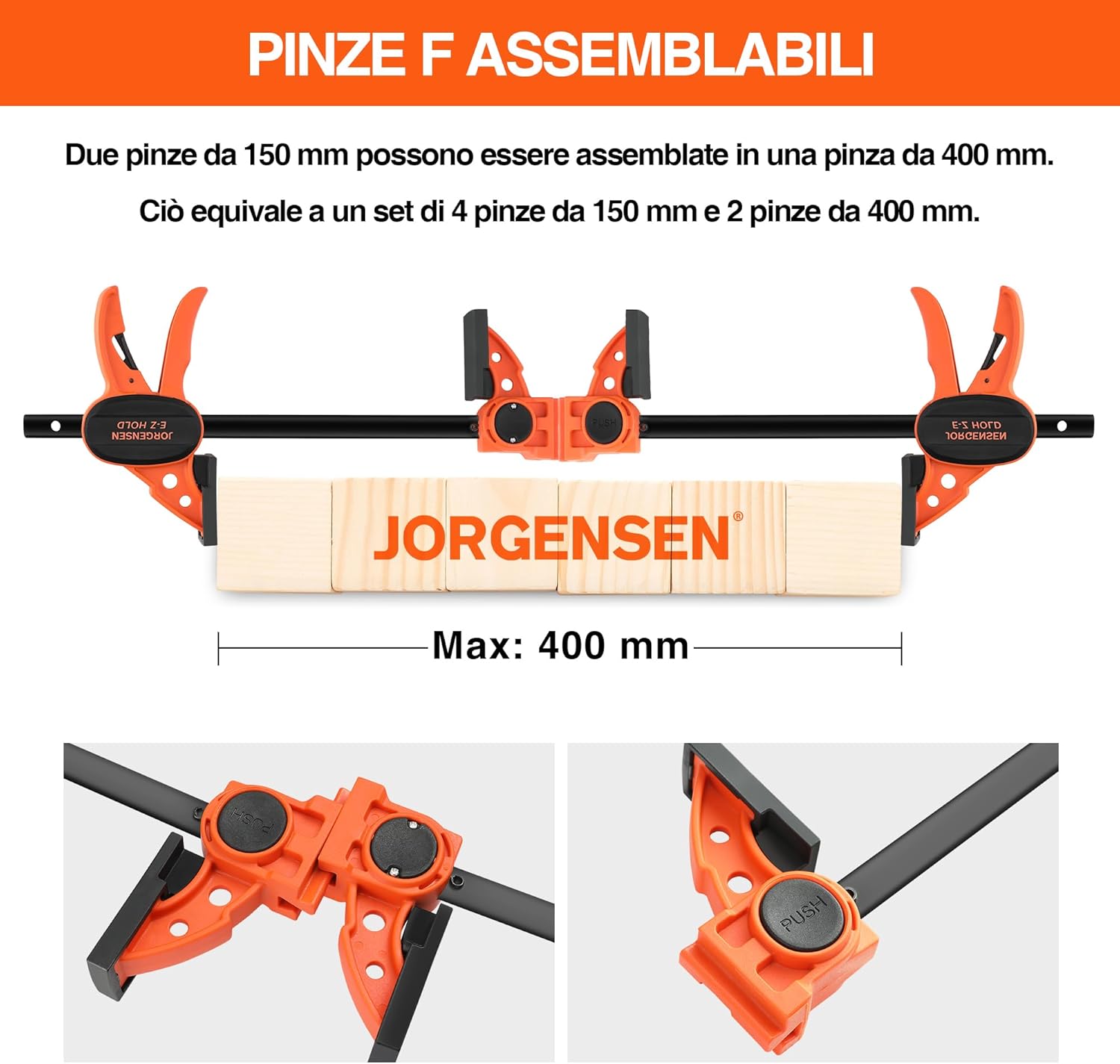 Thumbnail 1 de Jorgensen Morsetti da falegname 150 mm 🛠