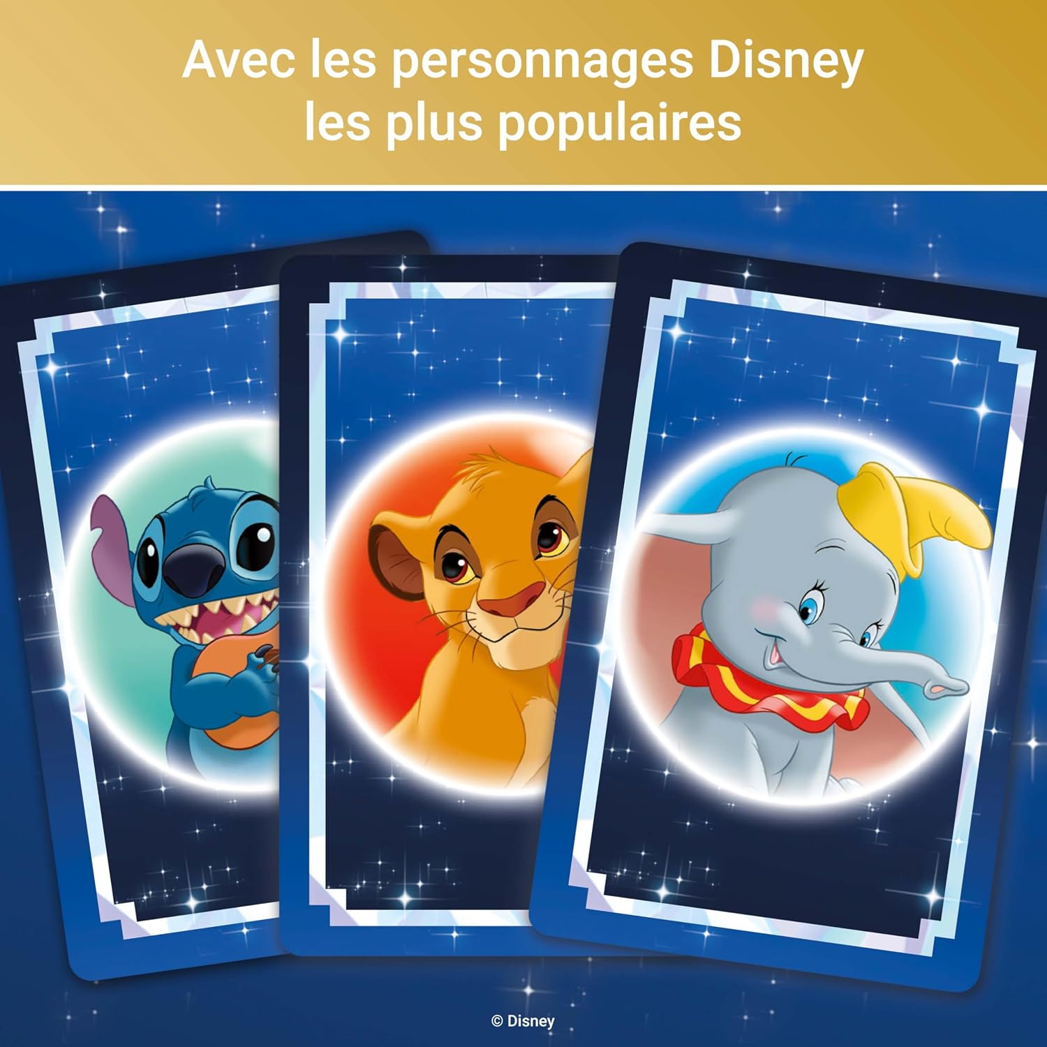 Detalle de Labyrinthe Disney 100 Ans – Édition anniversaire Ravensburger, jeu de société stratégique pour 2 à 4 joueurs