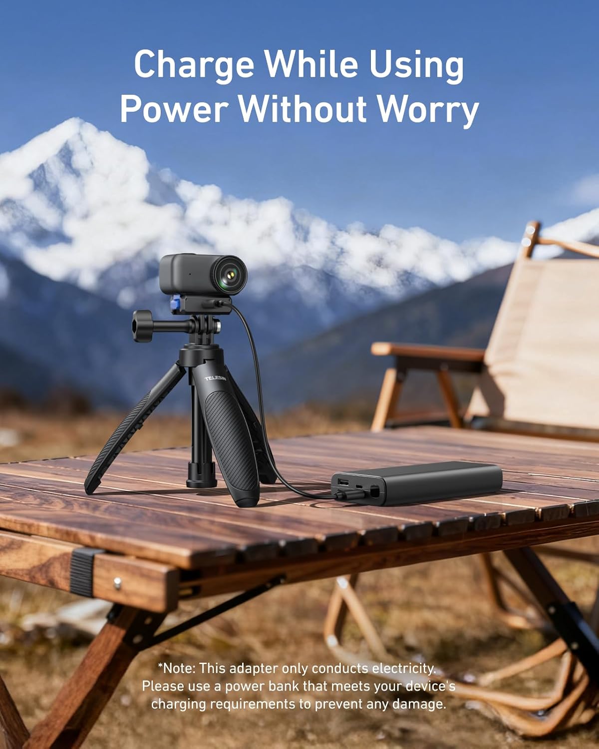 Detalle 2 de TELESIN Magnetic Quick Release Adapter for DJI Osmo Nano