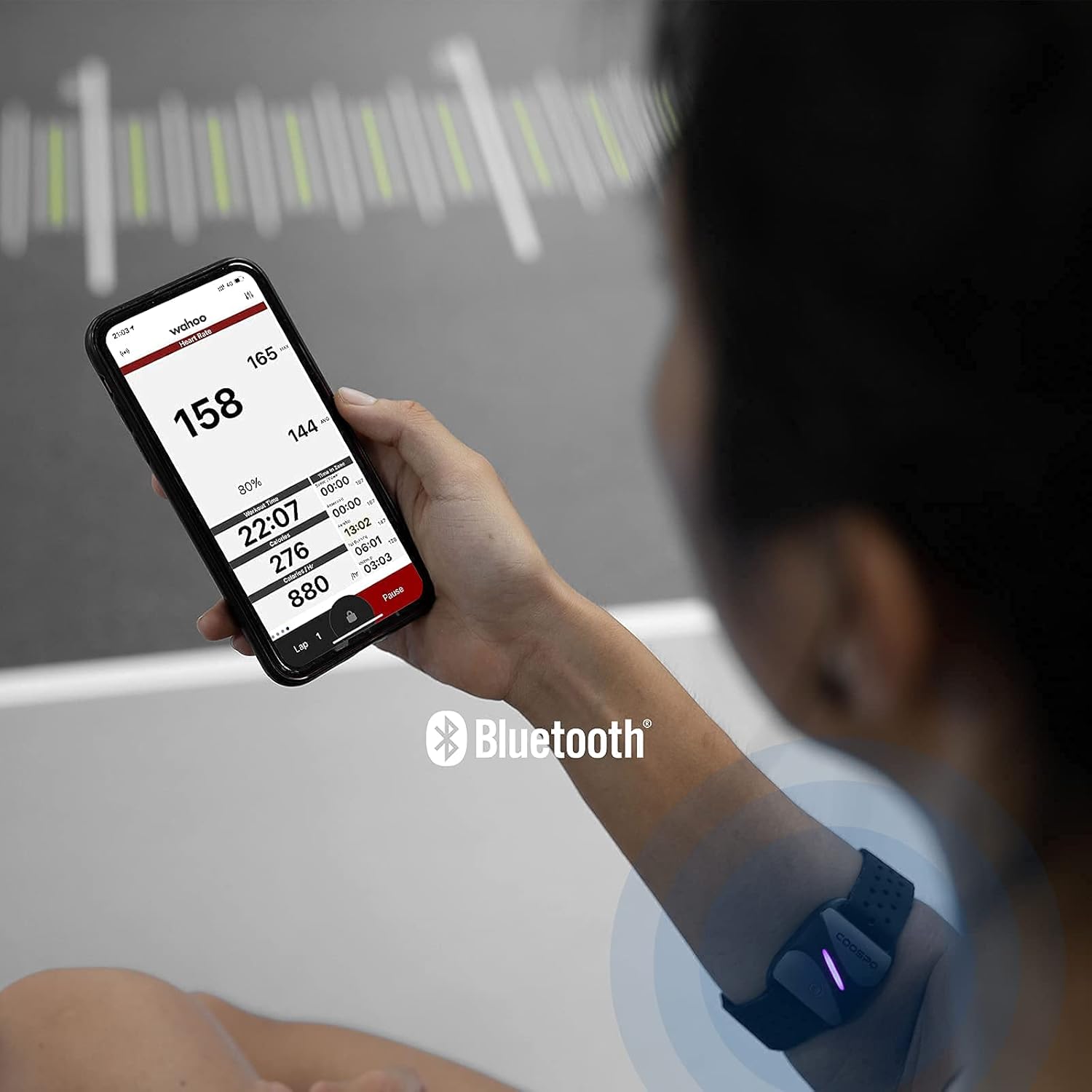 Thumbnail 3 de COOSPO HW807 armband heart rate monitor Bluetooth 5.0