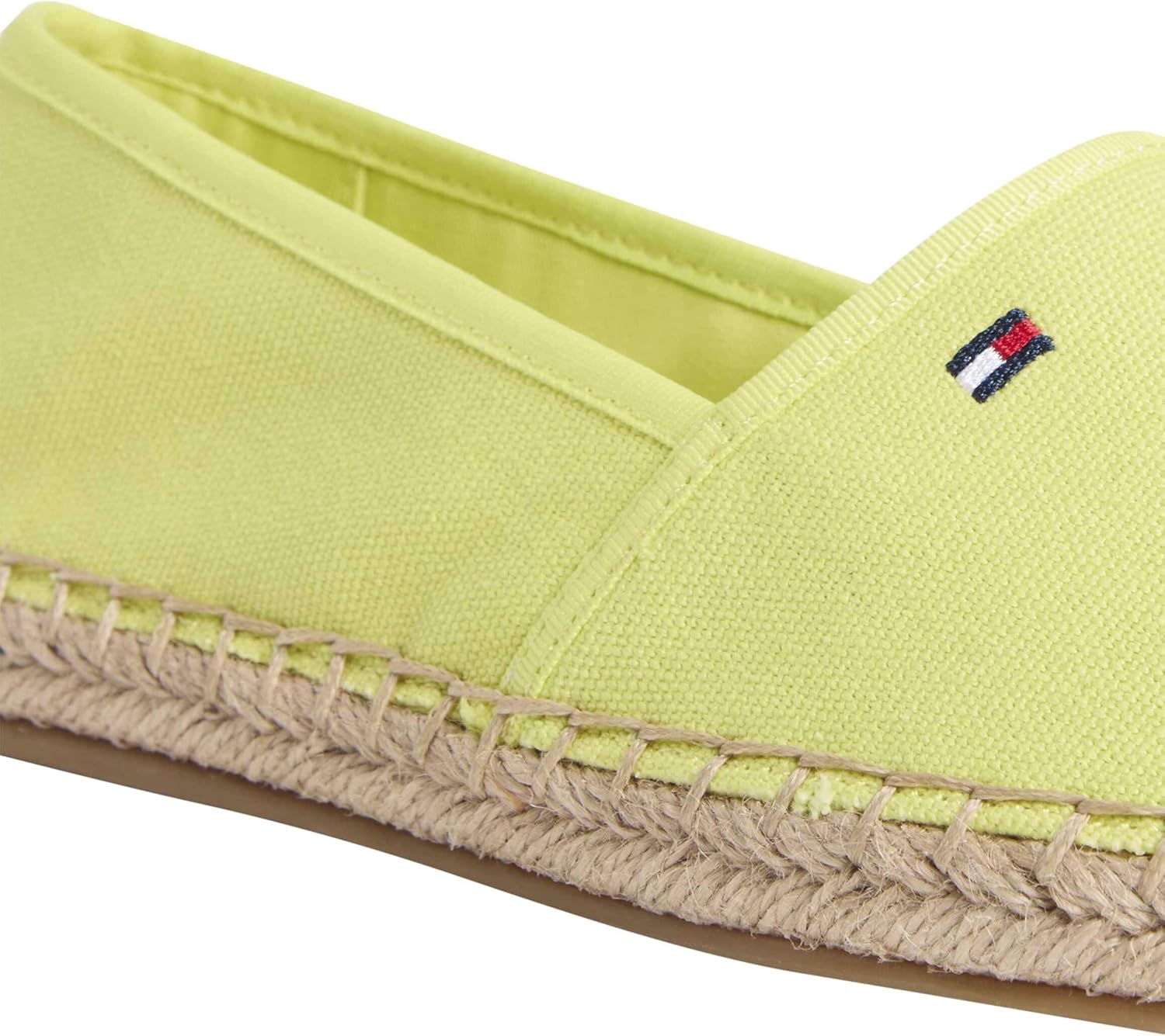 Thumbnail 1 de Tommy Hilfiger Flag Canvas Espadrille Fw0fw08541, Espadrillas Donna in Green (Lime Zing) – 37 EU
