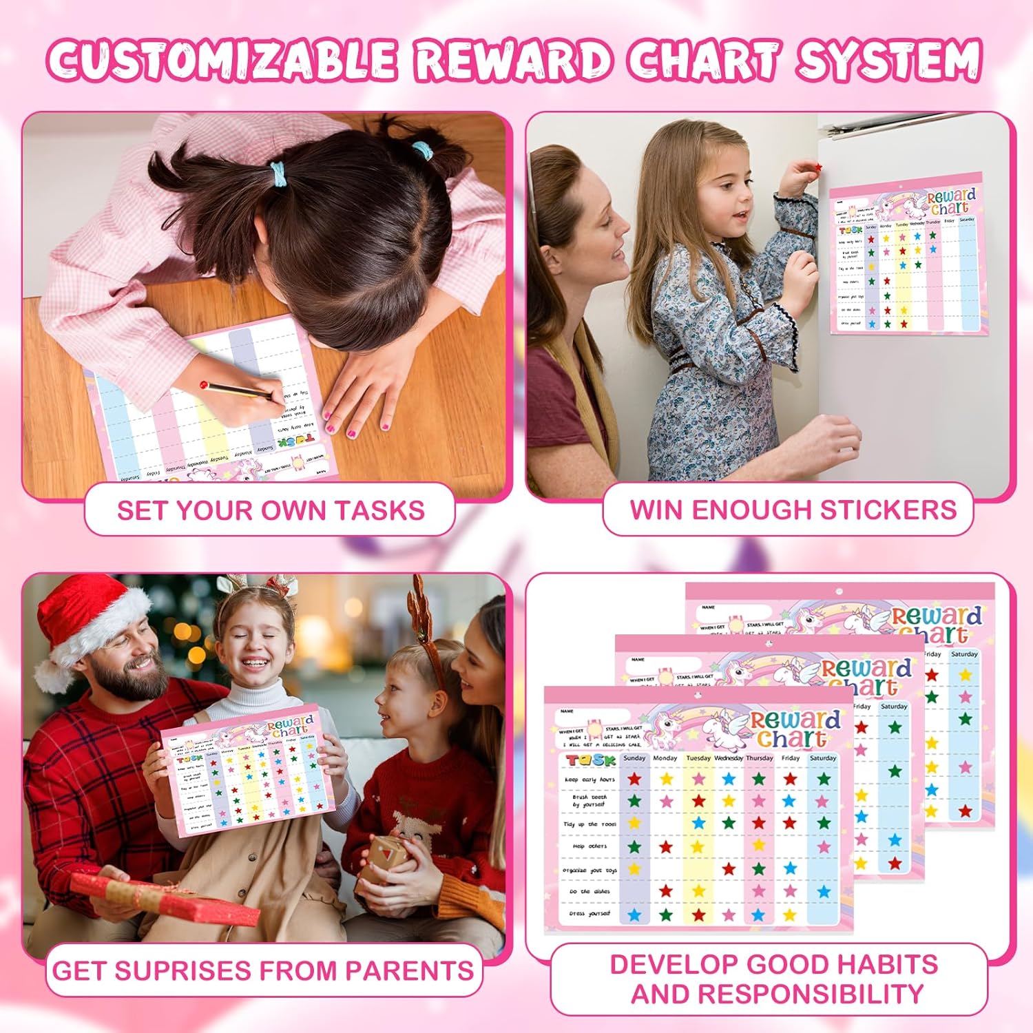 Thumbnail 4 de Magnetic Reward Chart for Kids with 26 charts 🧩