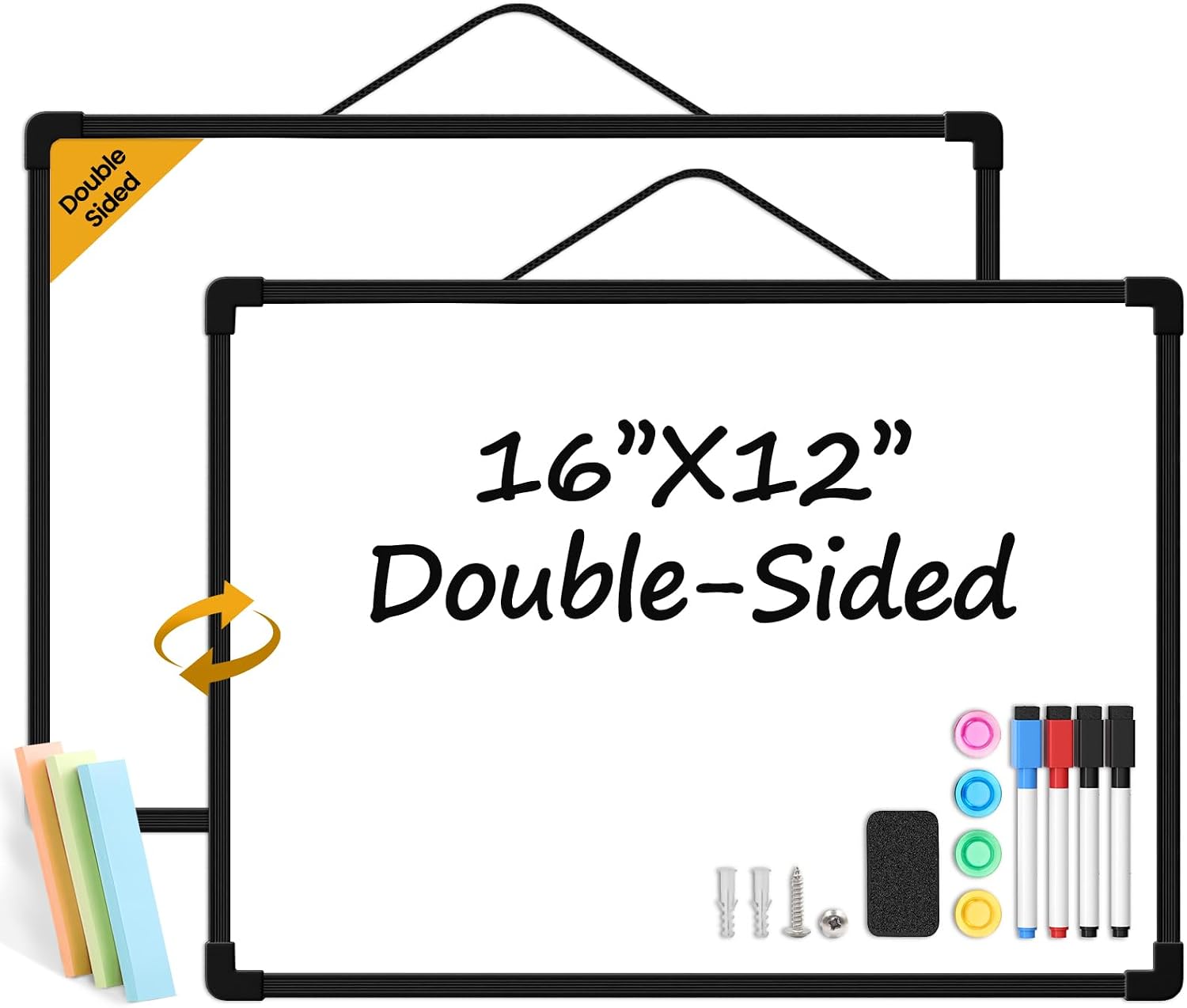 Detalle de Lumspax Double-Sided Dry Erase Board 16" x 12