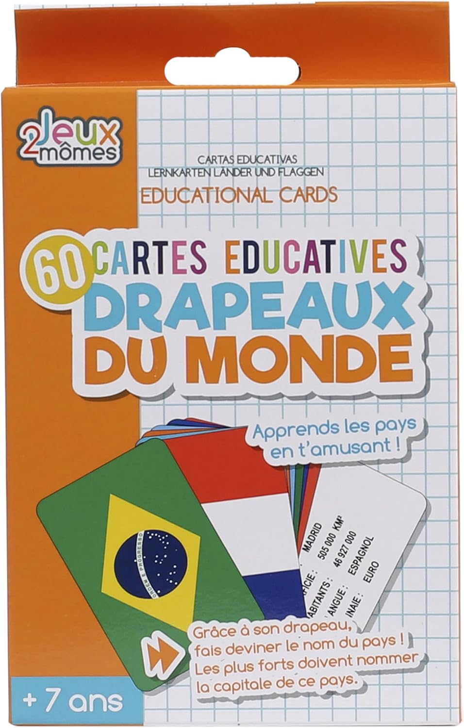 Thumbnail 5 de Jeux 2 mômes - Mappa educativa Paesi e bandiere: apprendimento interattivo per bambini e adulti