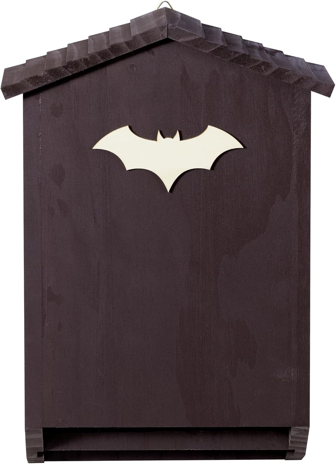 Detalle de Navaris Large Outdoor Pine Wooden Bat Box with Double Chamber Design (26x10.2x42cm)