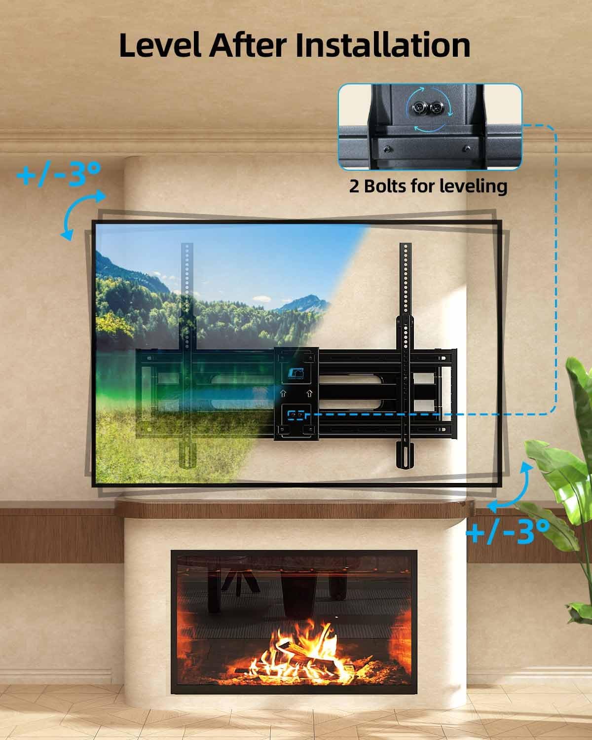 Thumbnail 5 de HOME VISION HV6802 77cm Long Reach TV Mount
