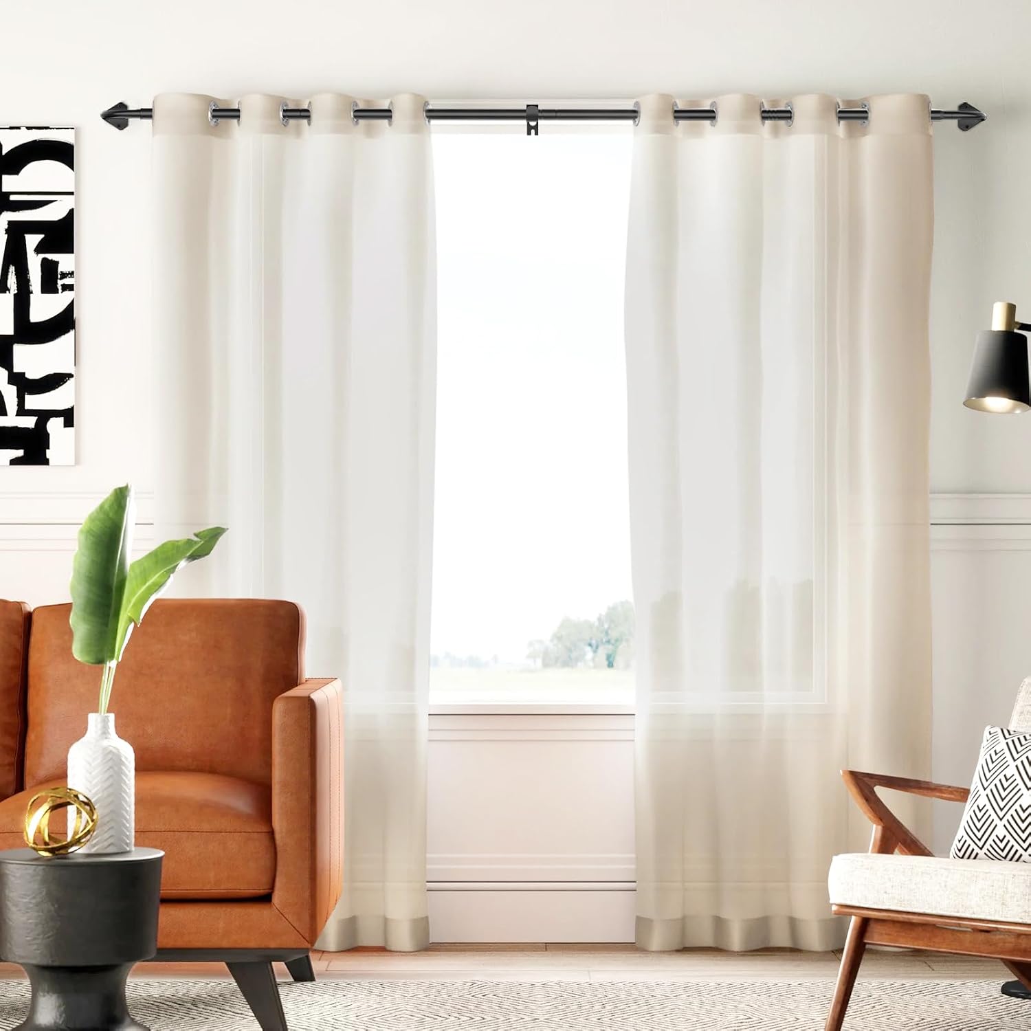 Thumbnail 5 de GXOACKJ 28–60 in Adjustable Blackout Curtain Rods 🪟