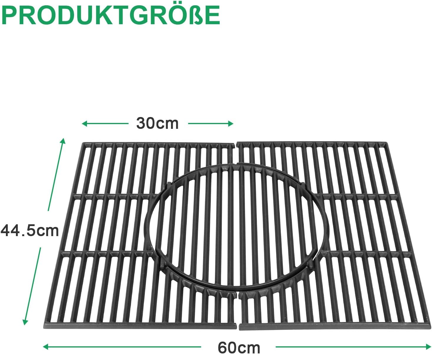 Thumbnail 1 de WELL GRILL 44,5 cm Gusseisen Grillrost – Rund-Einbauzubehör für Weber Spirit/Genesis Serien (Modell 8847)