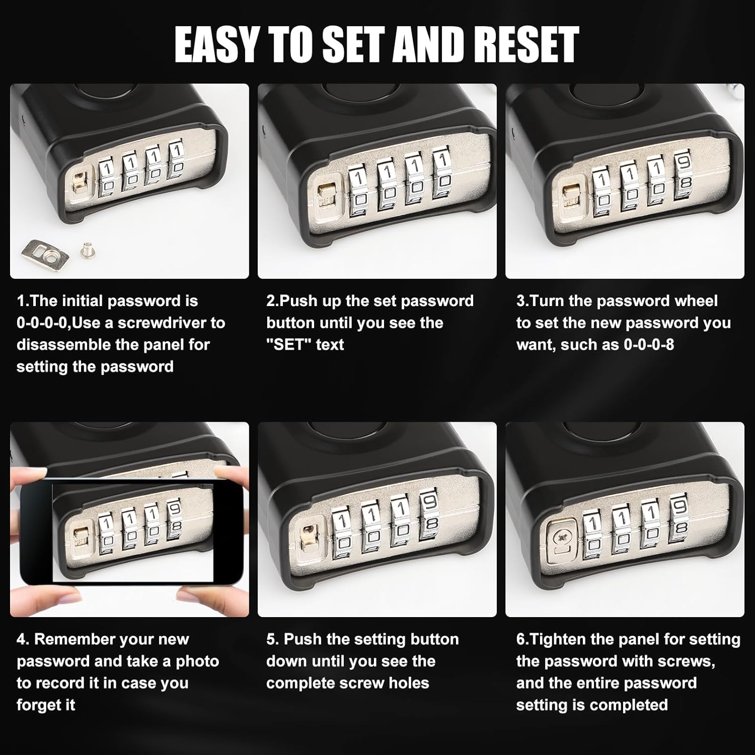 Thumbnail 4 de Diyife Heavy Duty Combination Padlock 54mm