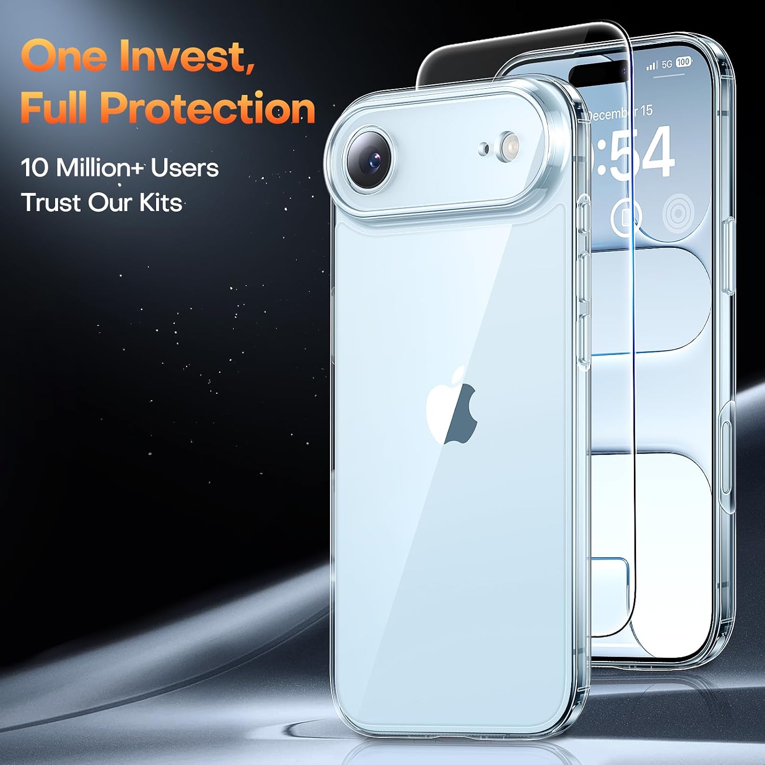 Detalle 2 de TAURI for iPhone Air Case Clear 0.04
