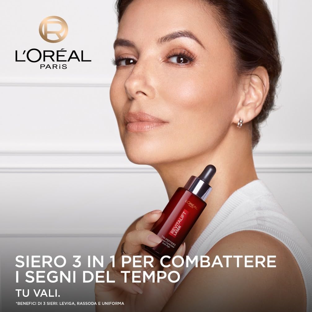 Detalle de L'Oréal Paris Siero Tri-Peptidi Anti-Età Revitalift Laser 50 ml – Idrata, elasticizza e illumina la pelle