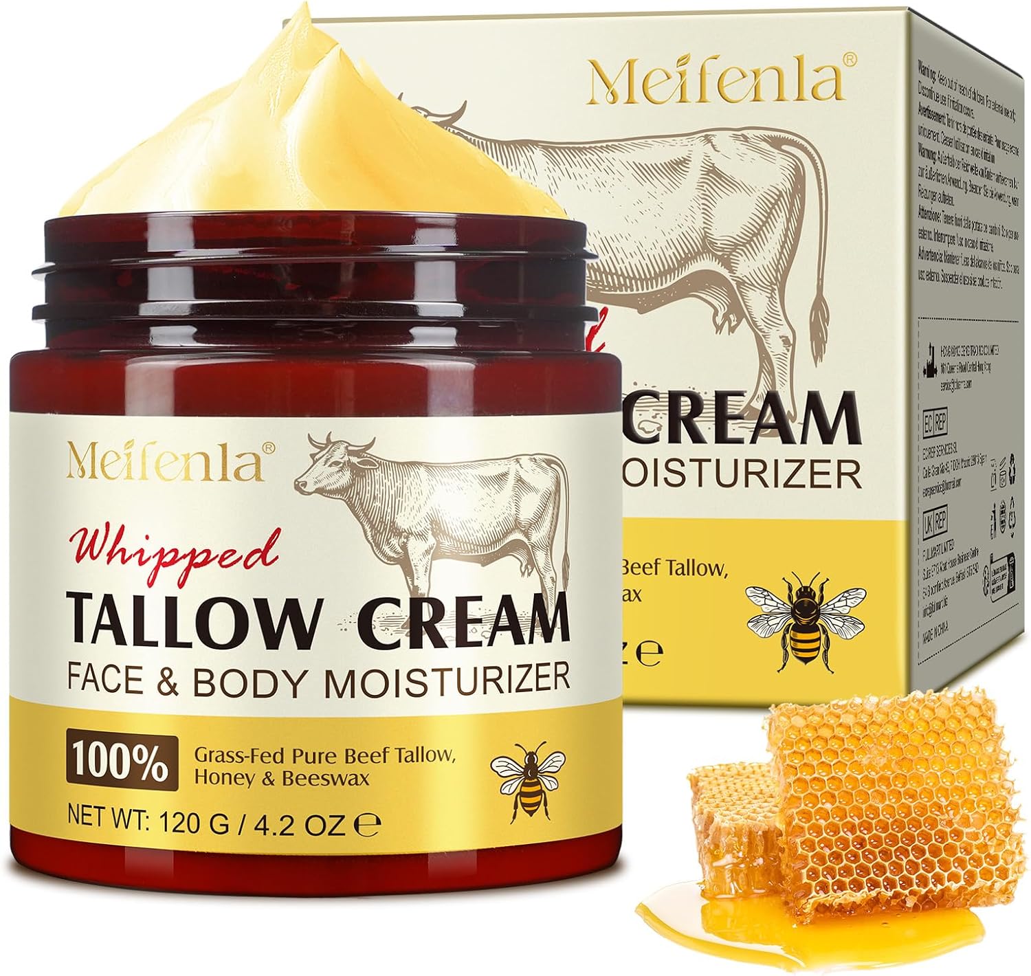 Detalle de Gorgeurora Beef Tallow Skincare 120g crema viso