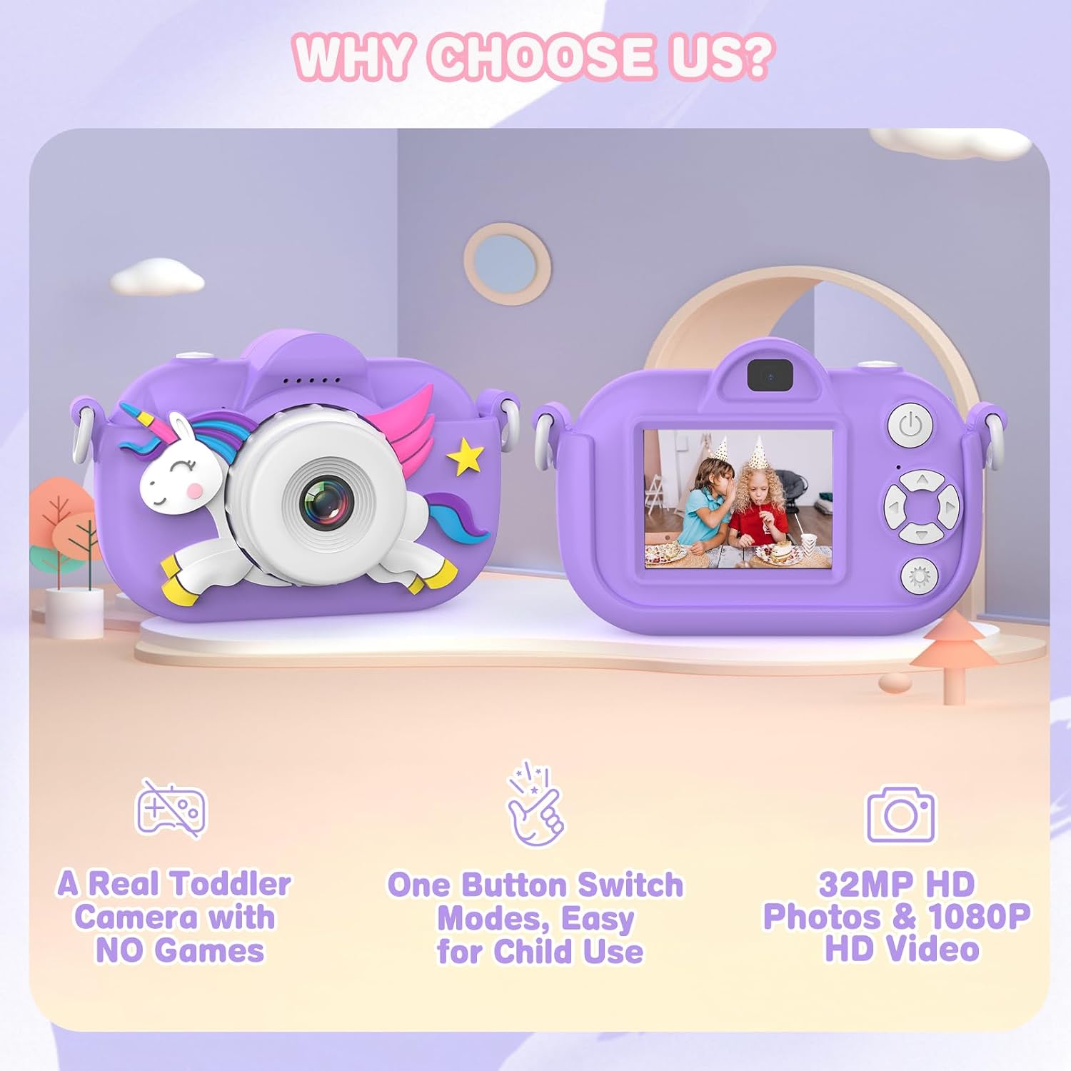 Detalle de Kids Digital Camera with 32GB Card