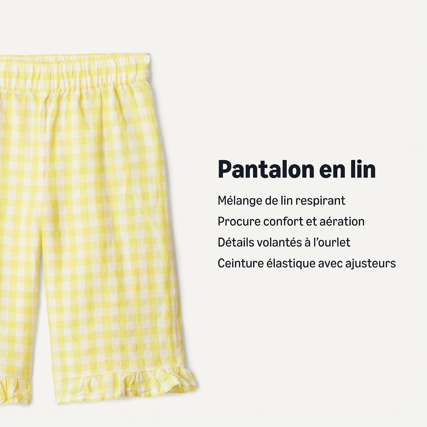 Thumbnail 1 de Pantalon à enfiler à jambes larges en coton et lin – Amazon Essentials x Sofia Grainge pour bébé