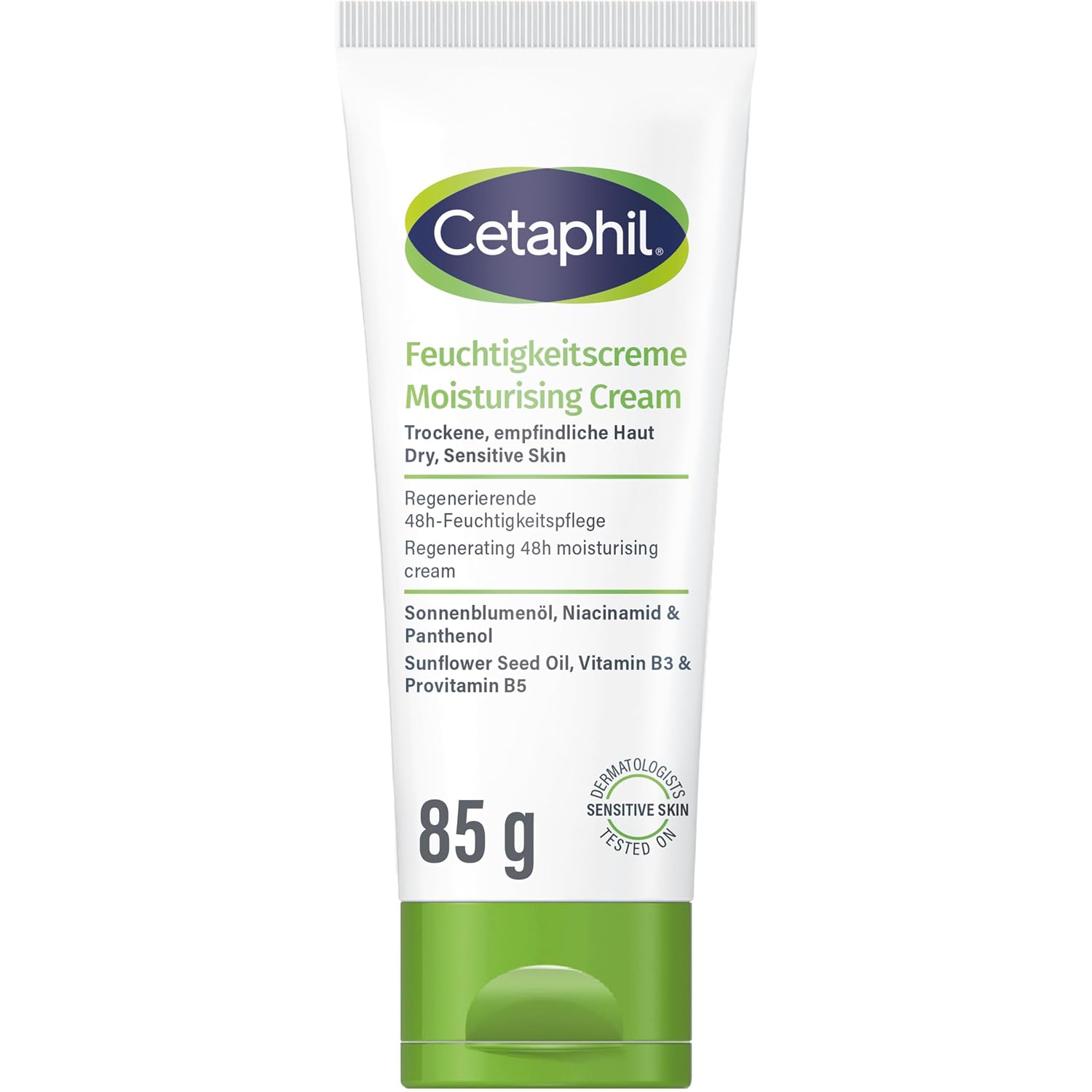 Detalle de Cetaphil Feuchtigkeitscreme 85 ml – intensiv Feuchtigkeit für trockene, empfindliche Haut