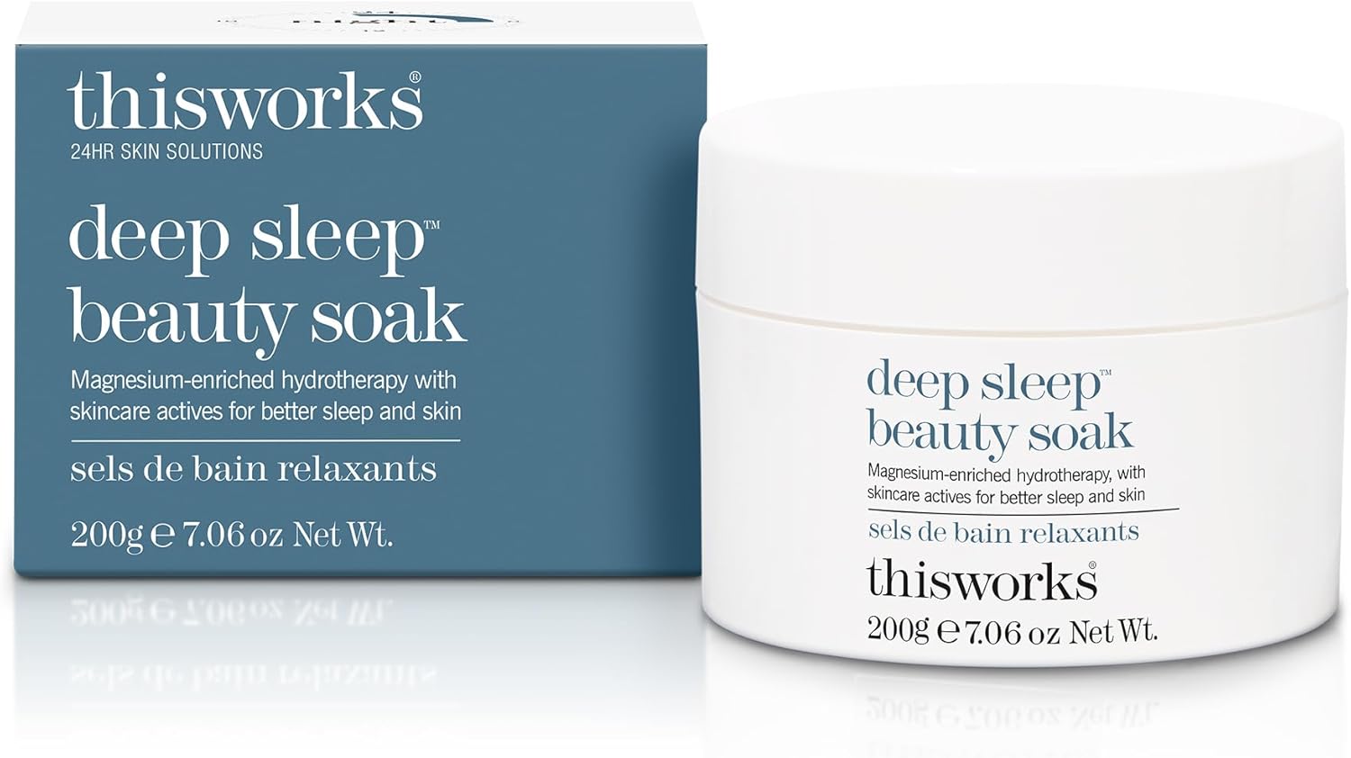 Detalle de This Works Deep Sleep Beauty Soak bath salts