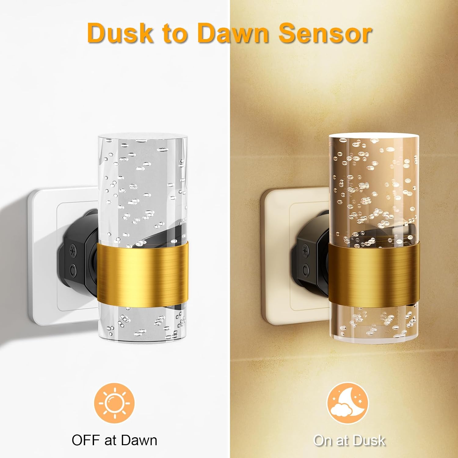 Detalle 2 de Night Light Plug in Wall 2 Pack 0-100LM