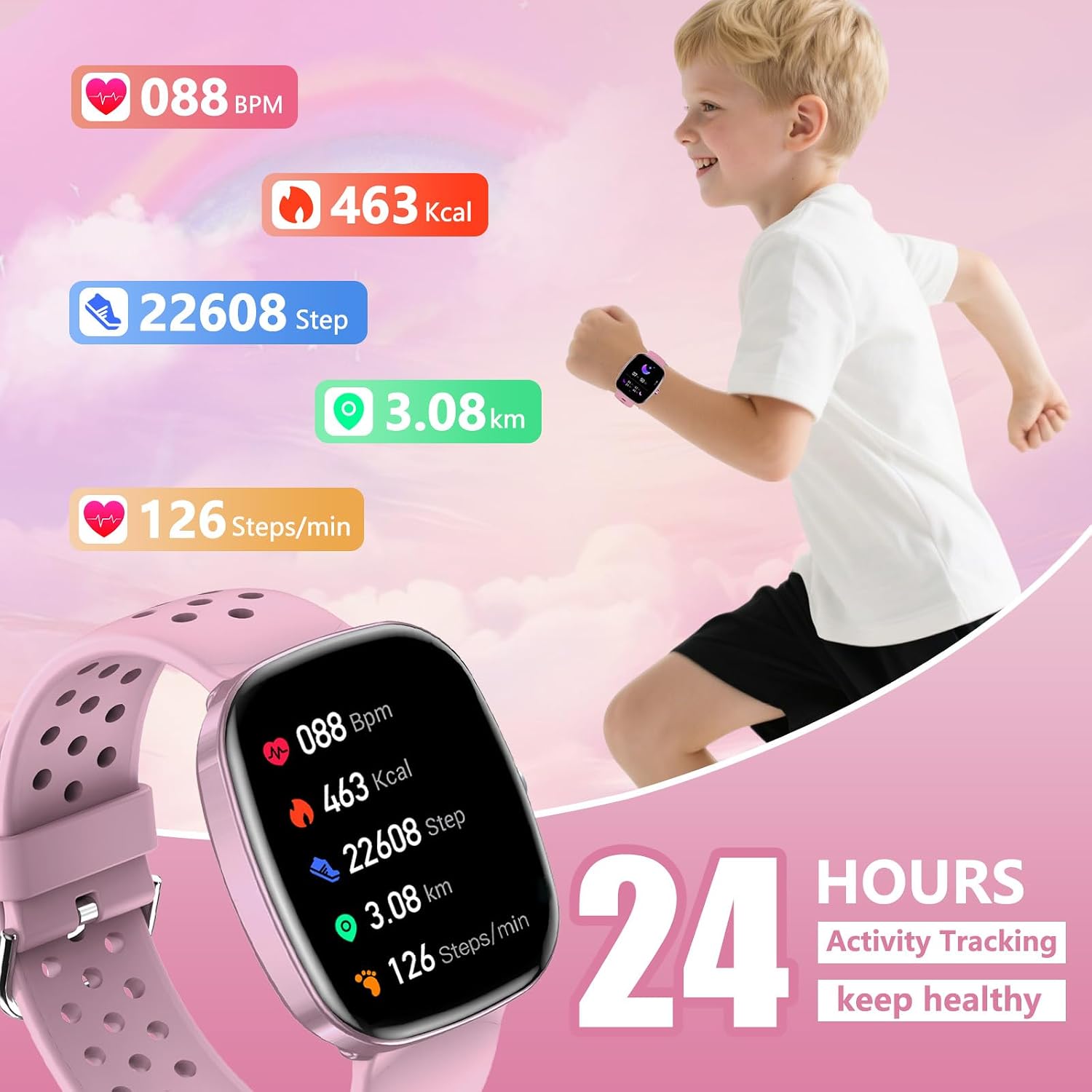 Thumbnail 4 de Tynggko Montre Connectée Enfants 100 modes