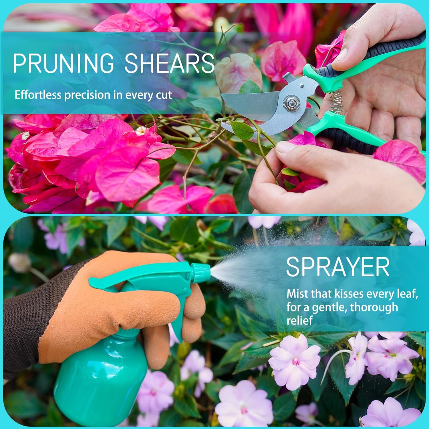 Thumbnail 2 de SLARMOR Garden Tools Set 10-Piece for Gardening
