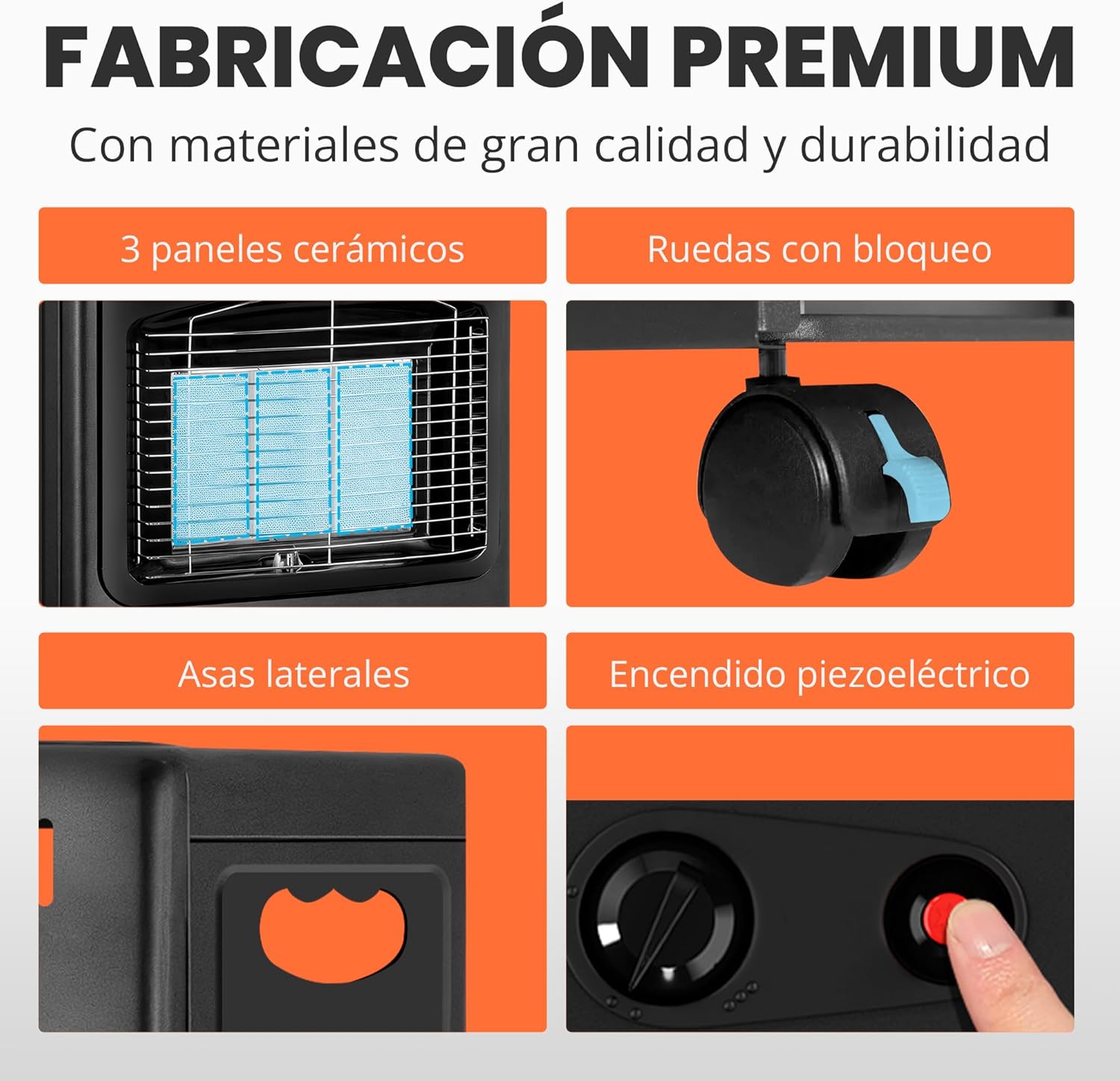 Thumbnail 4 de JUPPLIES Estufa de Gas Butano 4200 W