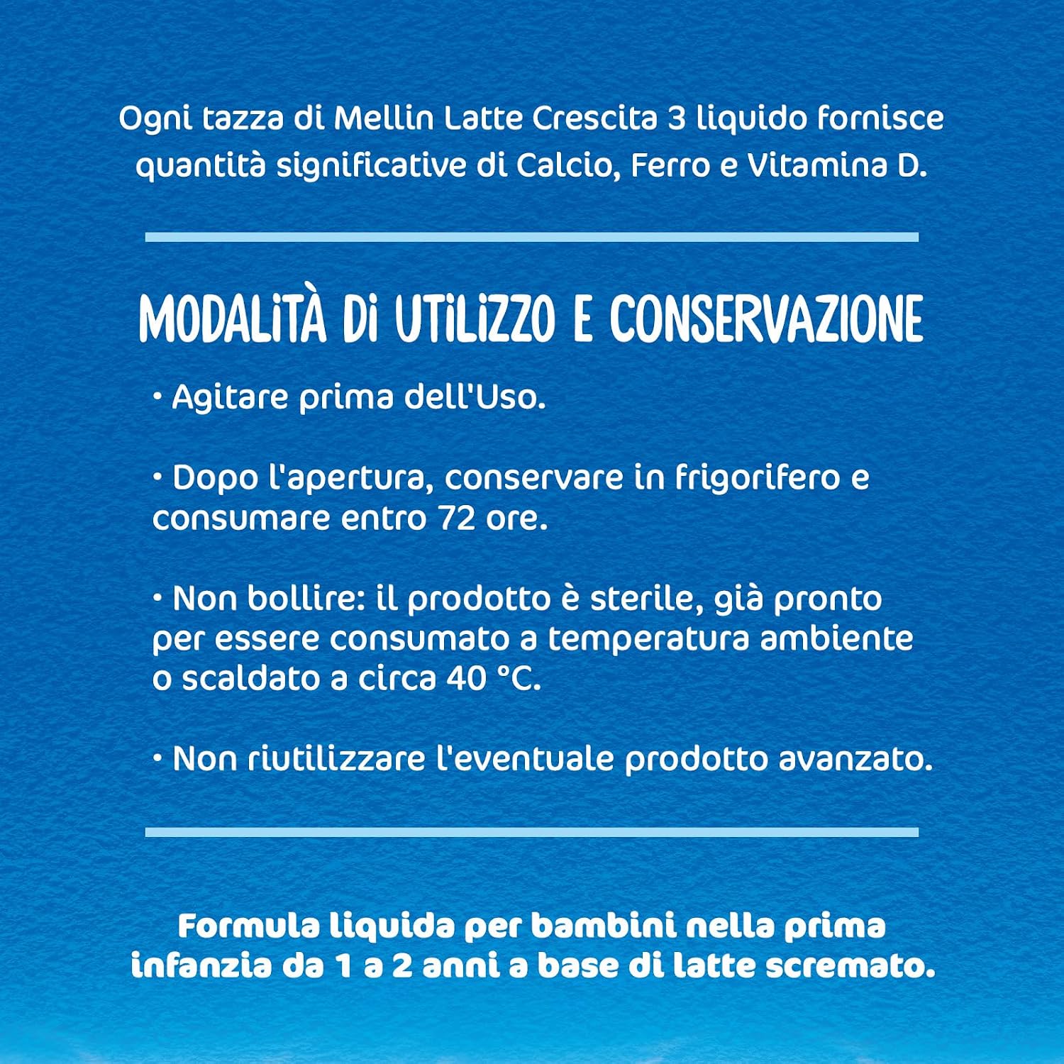 Detalle de Mellin 3 Latte di Crescita liquido 6x1L: valutazione d'acquisto