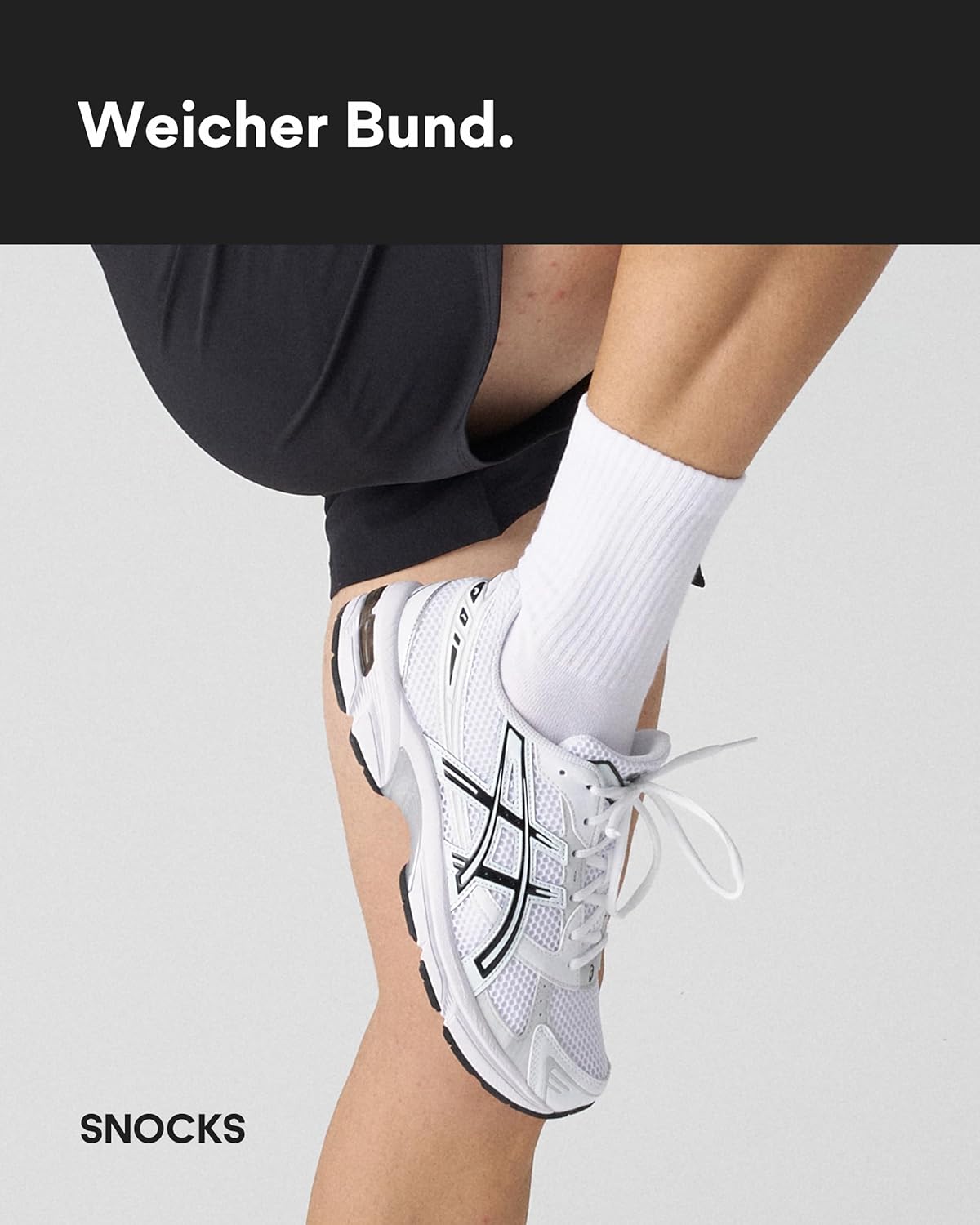 Detalle 2 de Snocks Tennissocken für Herren & Damen (Bio-Baumwolle) im 4er-Pack, Gr. 35–50