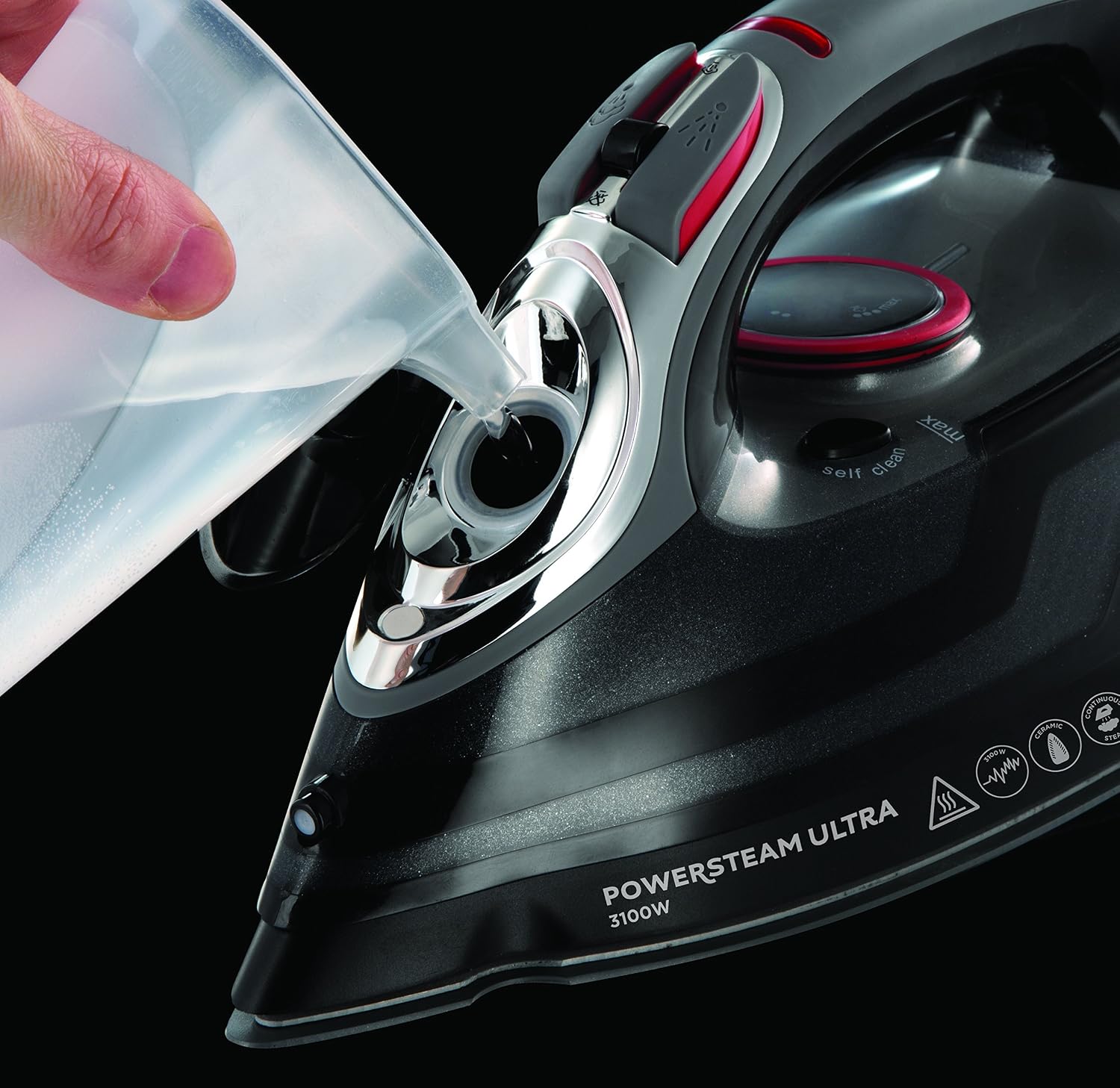 Thumbnail 2 de Russell Hobbs Powersteam Ultra: Plancha Cerámica 3100W ⚡