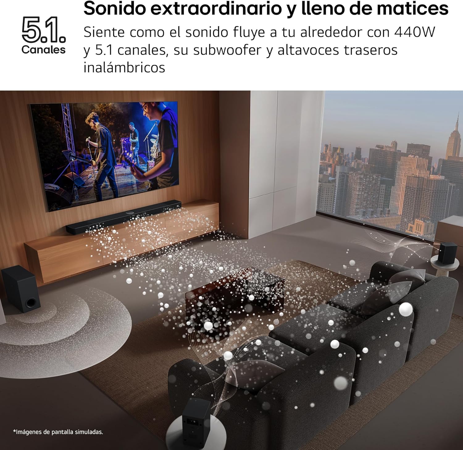 Thumbnail 4 de LG DS60TR Barra de sonido 5.1, 440 W