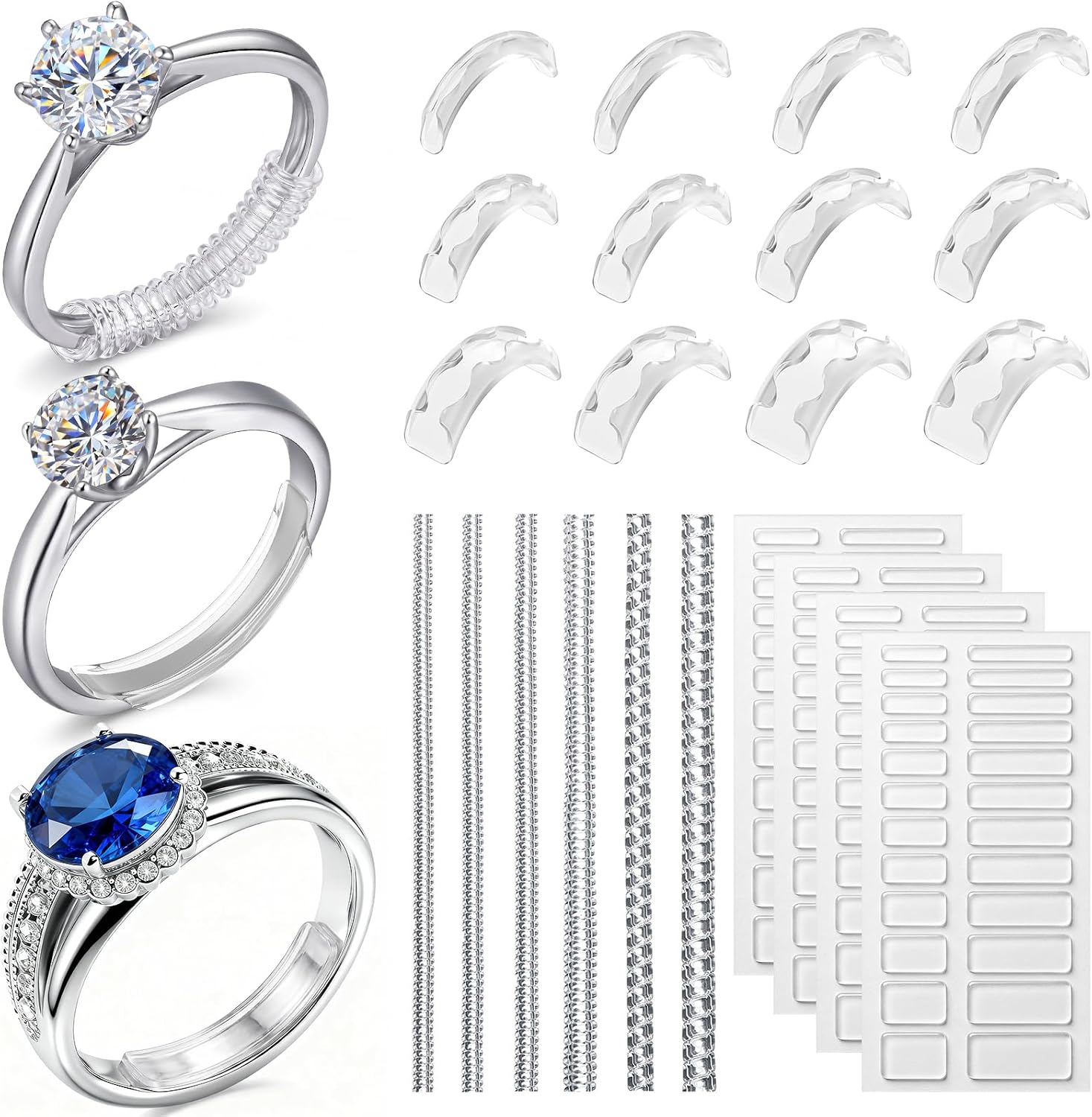 Detalle de Ramalto RAM RING 114 Ring Sizer Set, 114 Pieces in 3 Styles