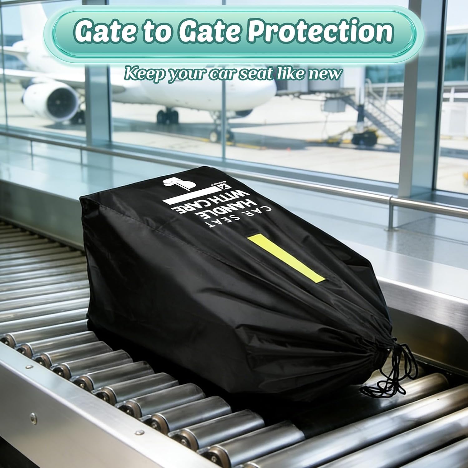 Thumbnail 3 de Guiseapue Car Seat Travel Bag for Airplane