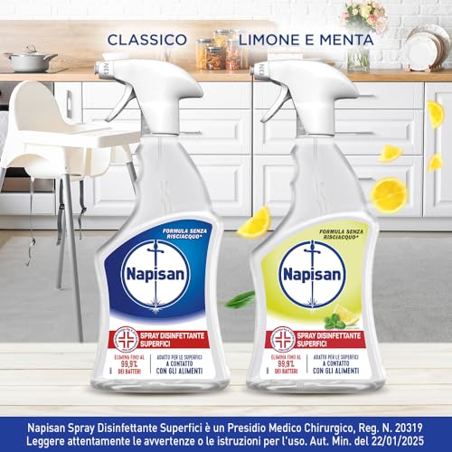 Thumbnail 6 de Napisan Spray Disinfettante Superfici 740 ml – confezione da 12